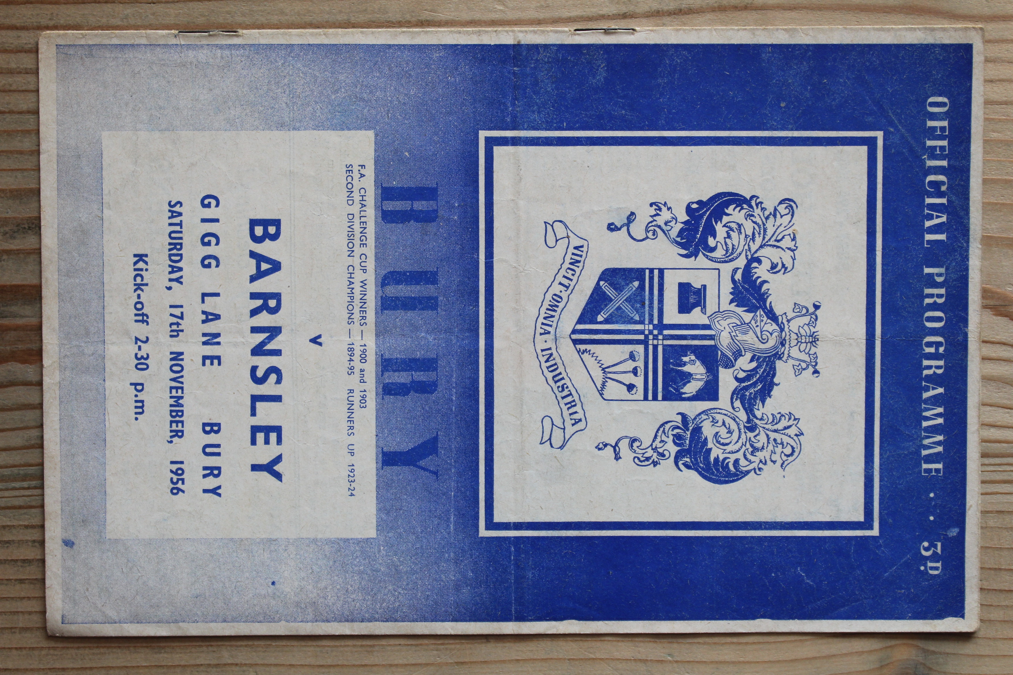 Bury FC v Barnsley FC