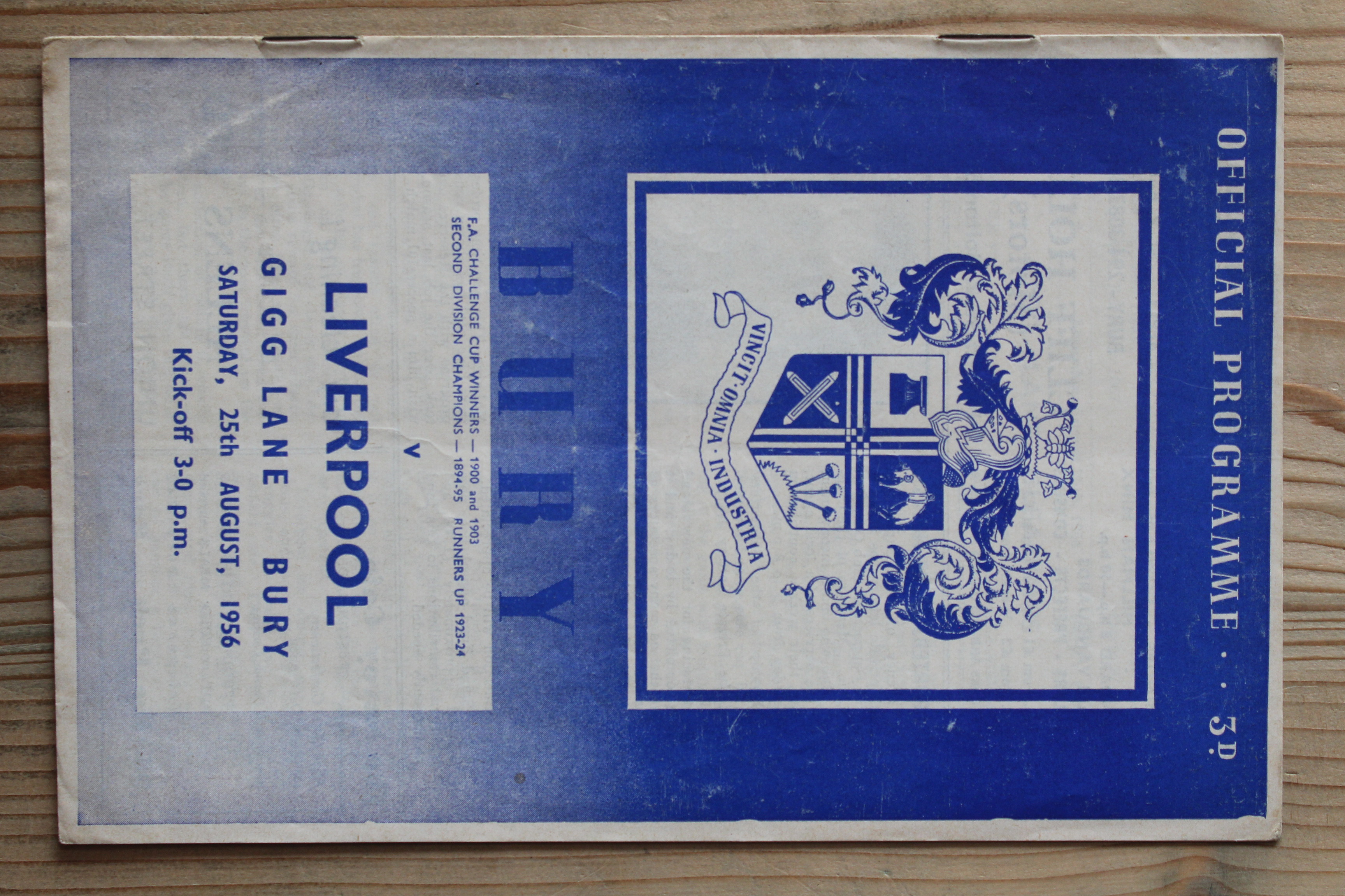 Bury FC v Liverpool FC