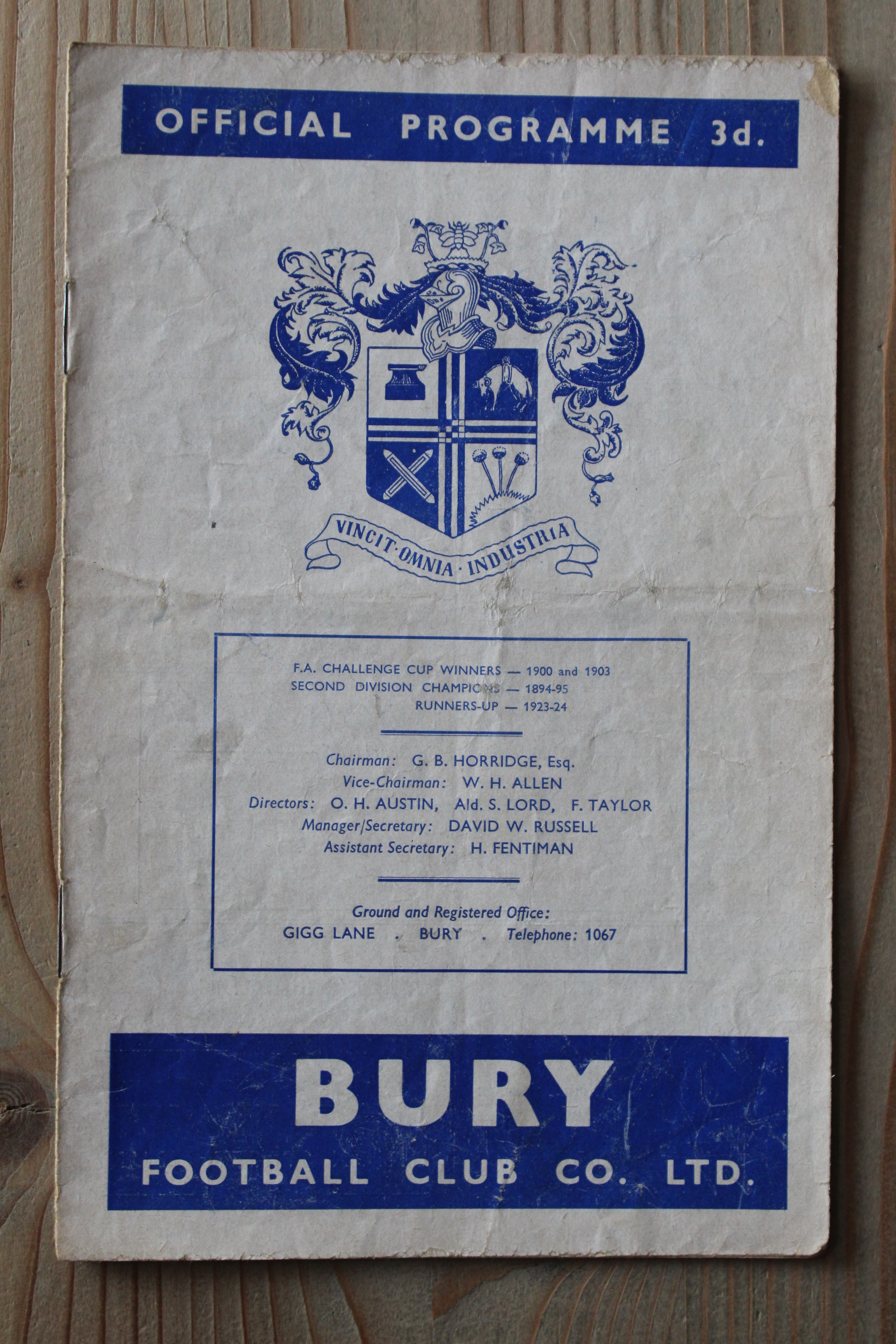 Bury FC v Brentford FC