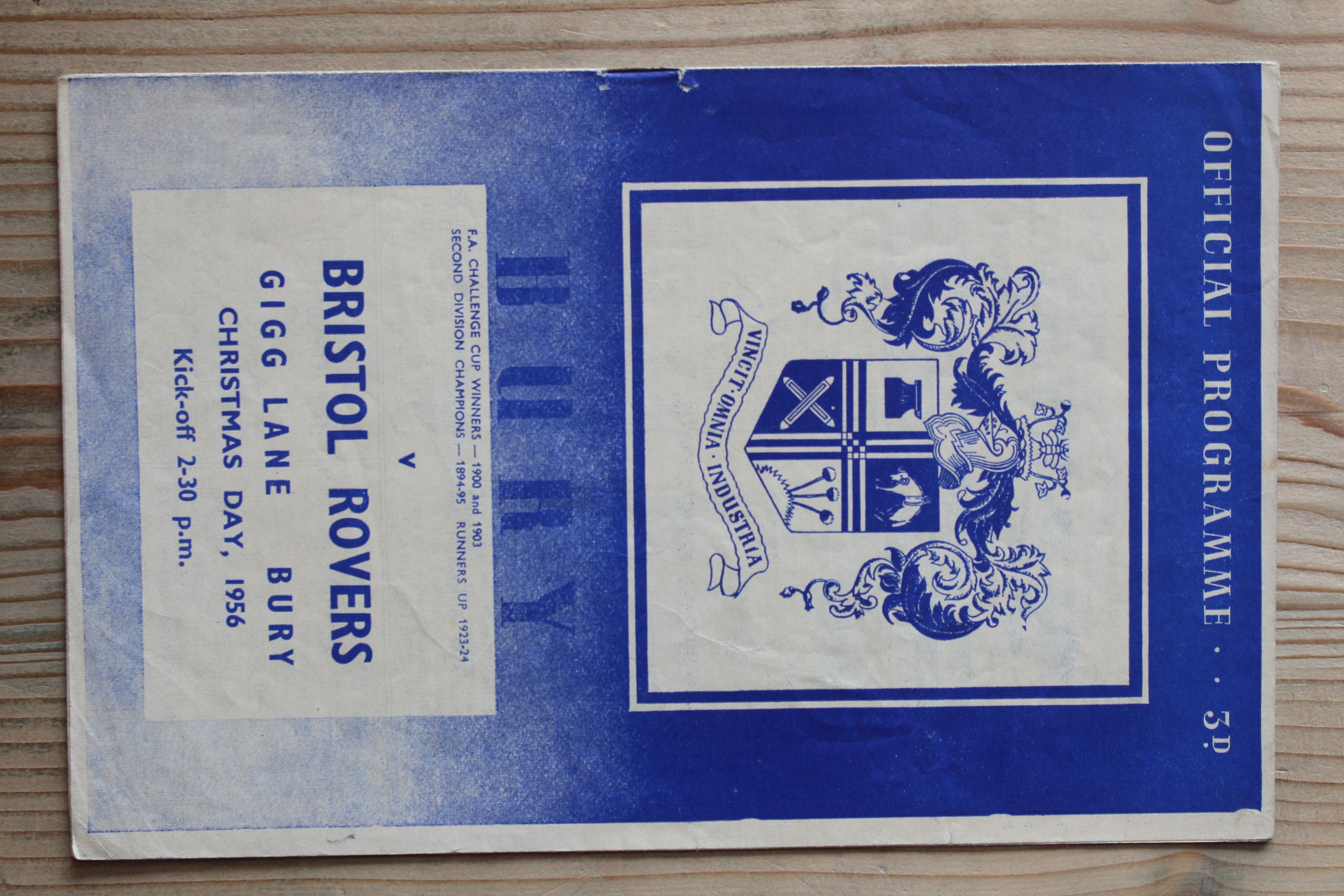 Bury FC v Bristol Rovers FC