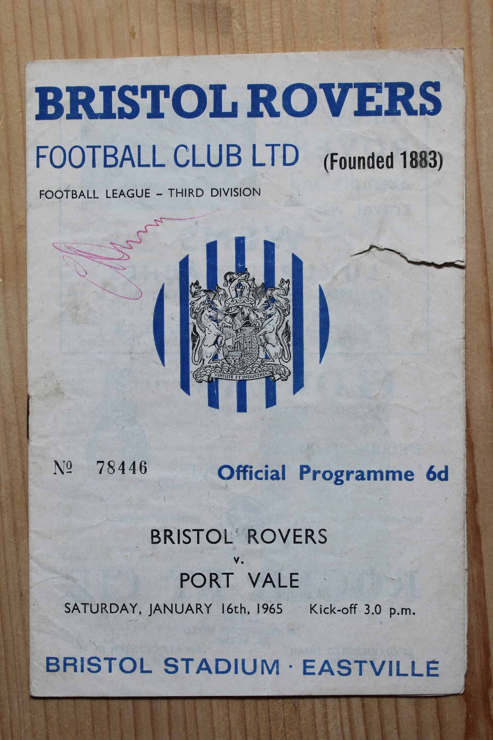 Bristol Rovers FC v Port Vale FC