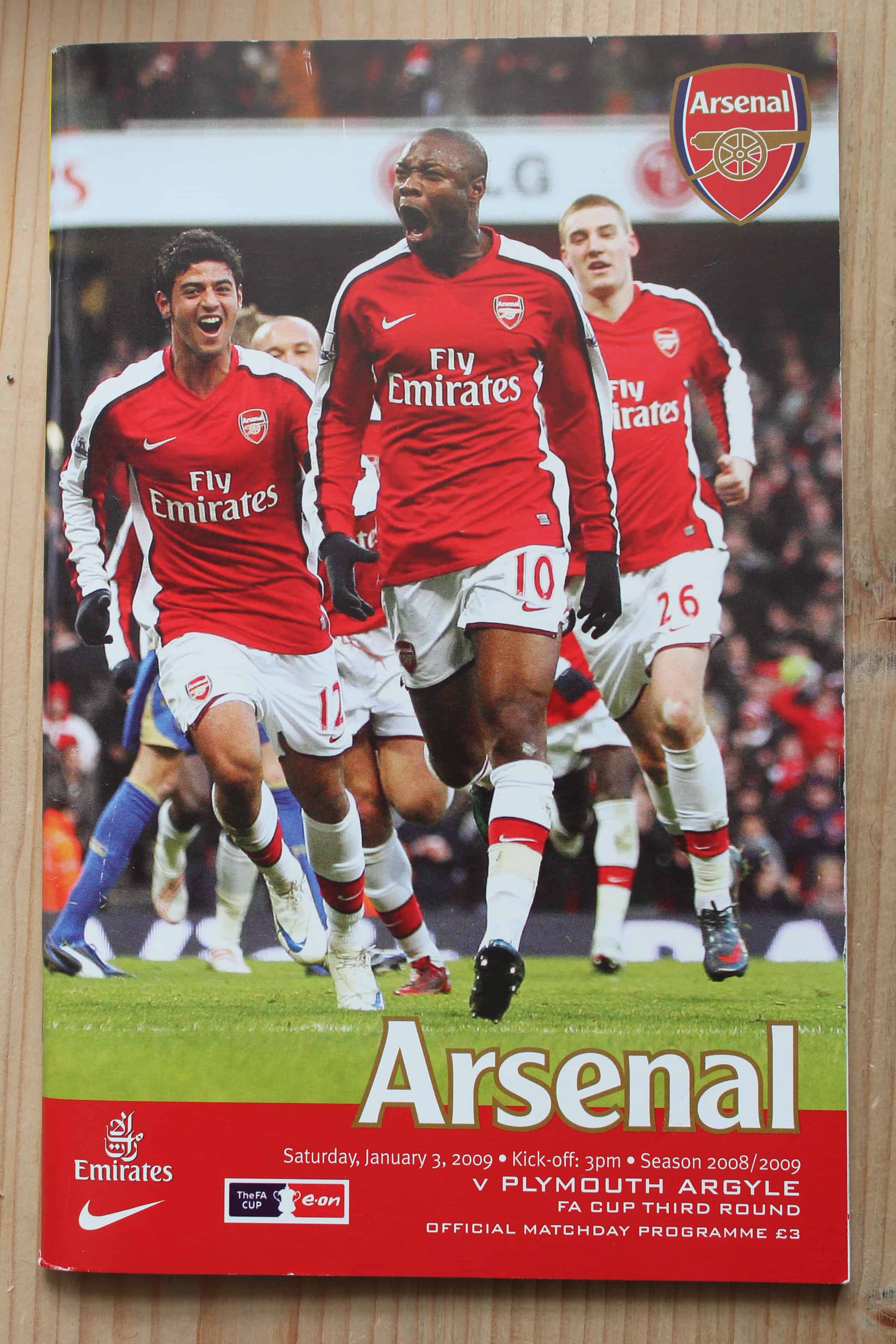 Arsenal FC v Plymouth Argyle FC