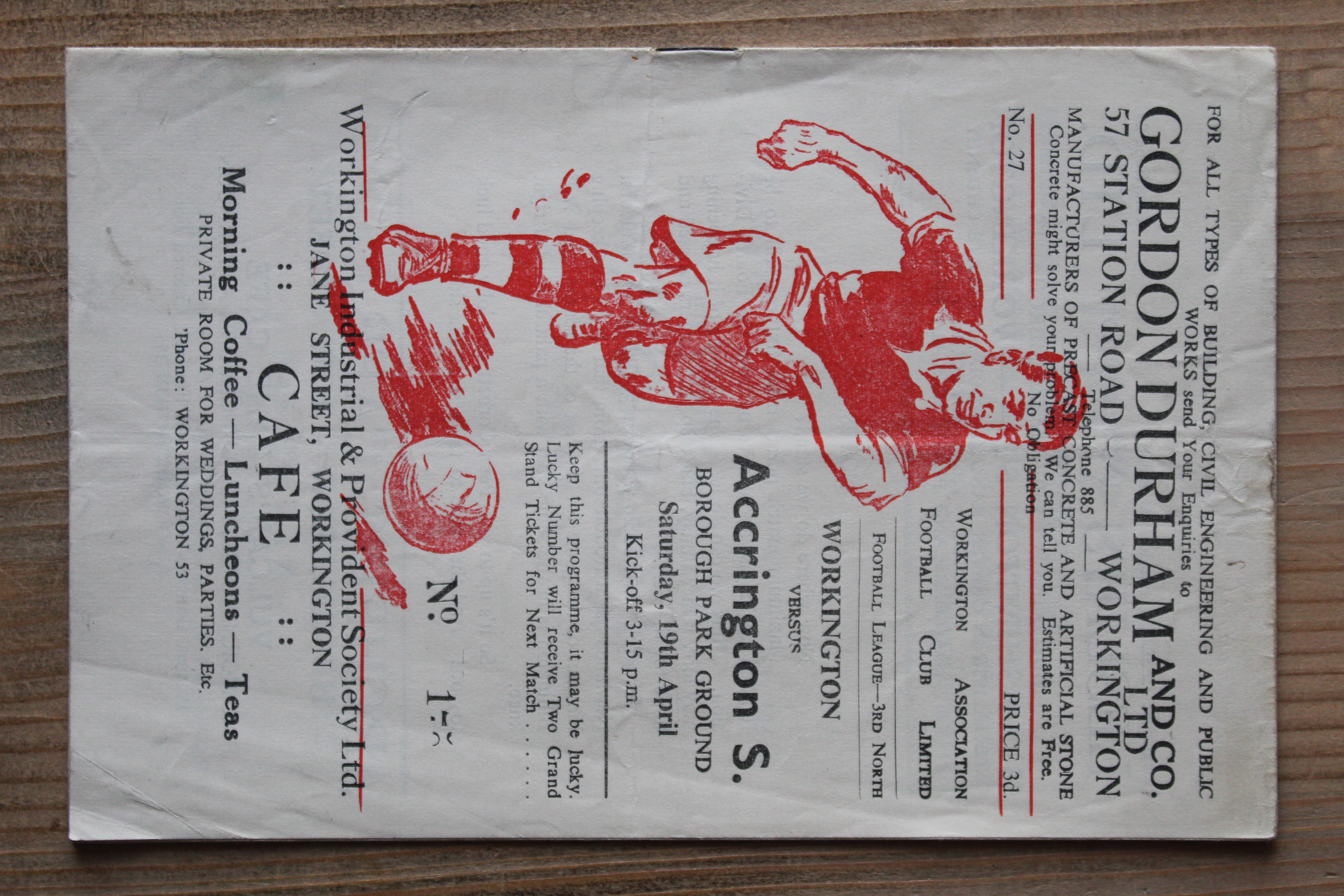 Workington v Accrington Stanley (1891)