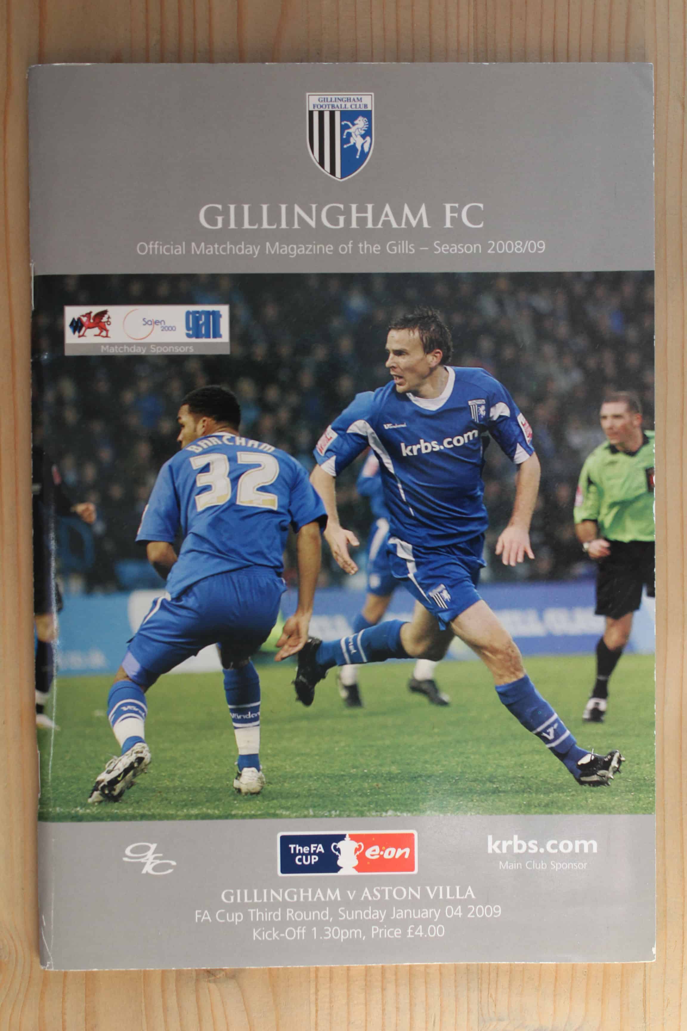 Gillingham FC v Aston Villa FC