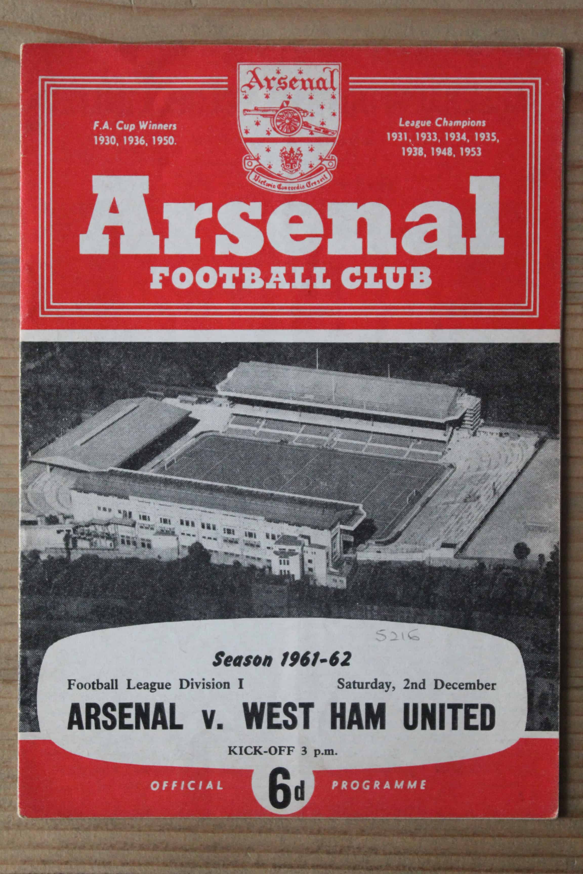 Arsenal FC v West Ham United FC