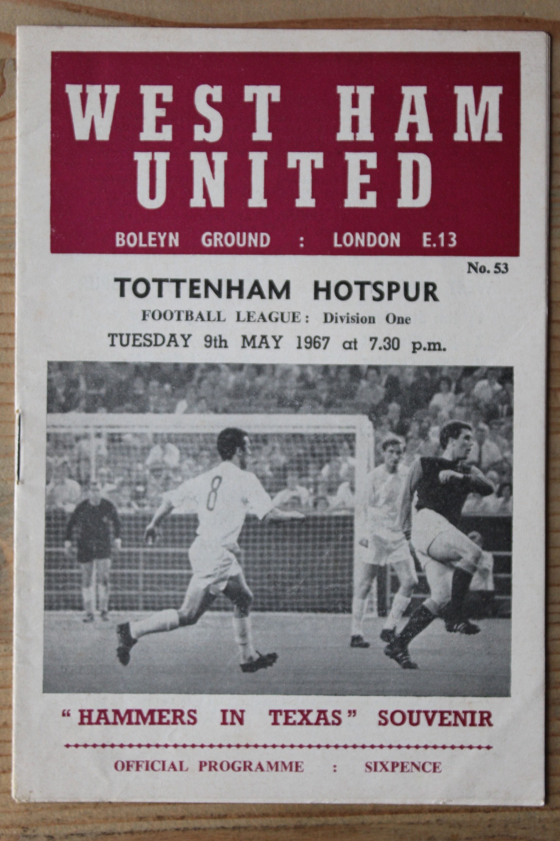 West Ham United FC v Tottenham Hotspur FC