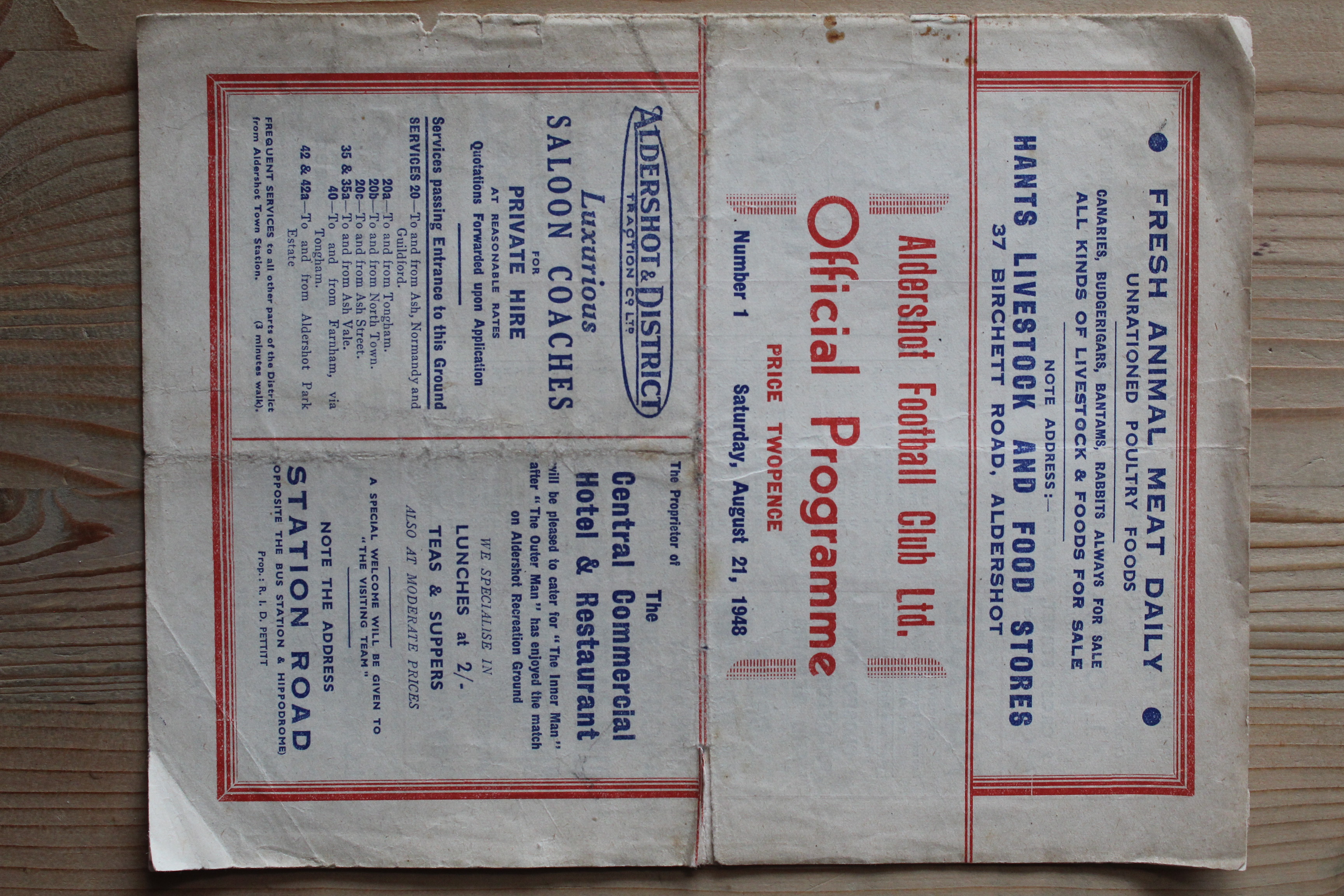 Aldershot F.C v Leyton Orient FC