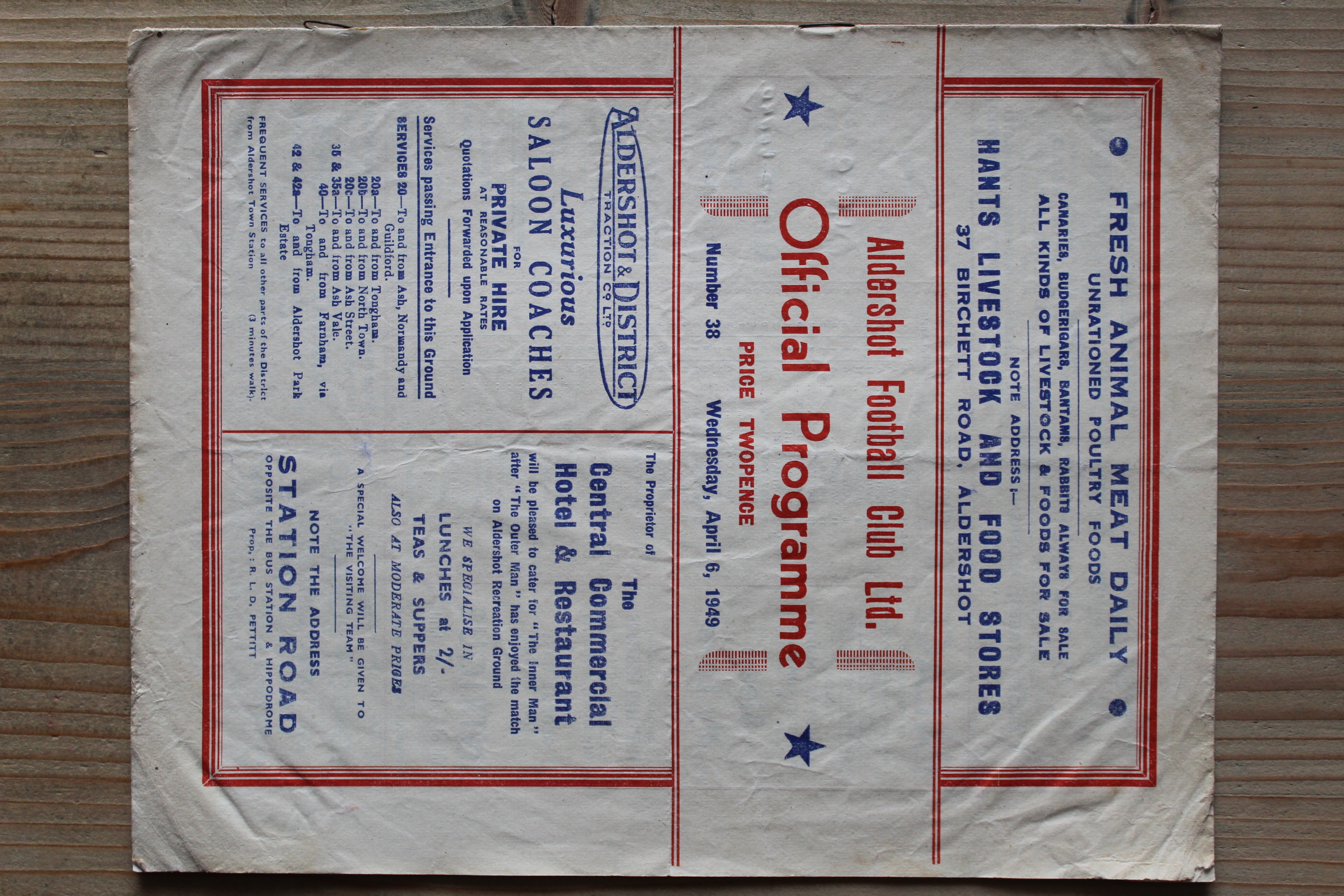 Aldershot F.C v Ipswich Town FC