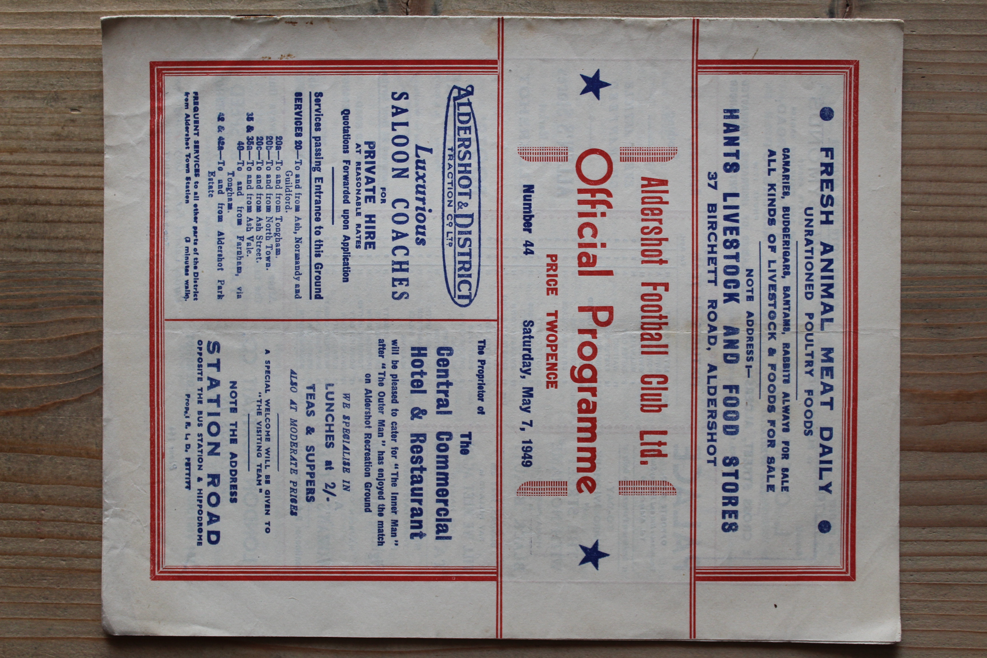 Aldershot F.C v Bournemouth & Boscombe