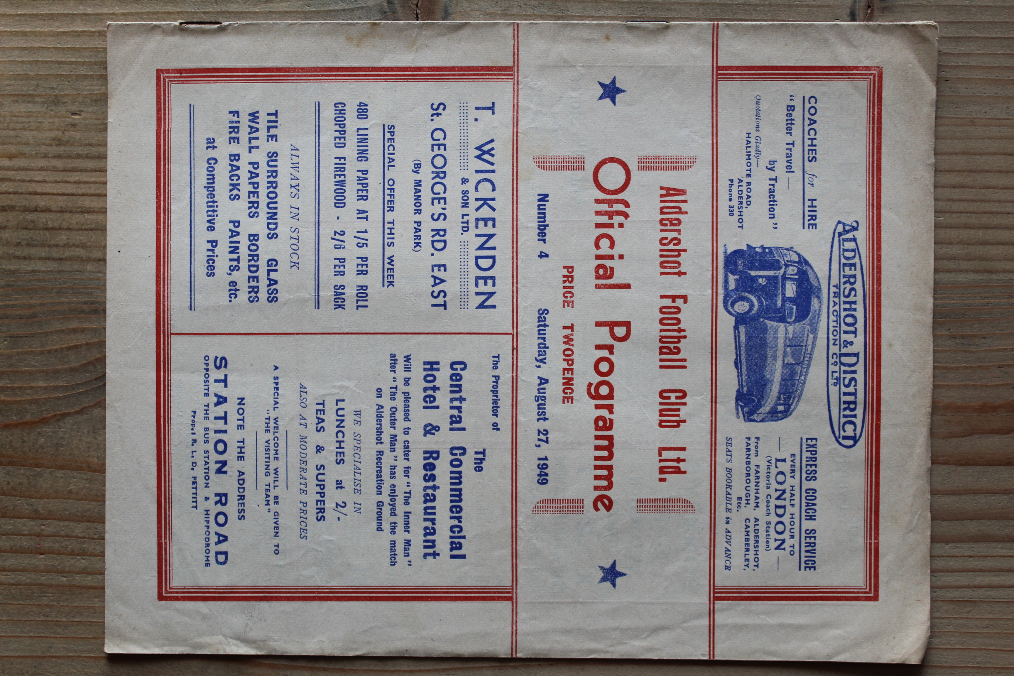 Aldershot F.C v Millwall FC