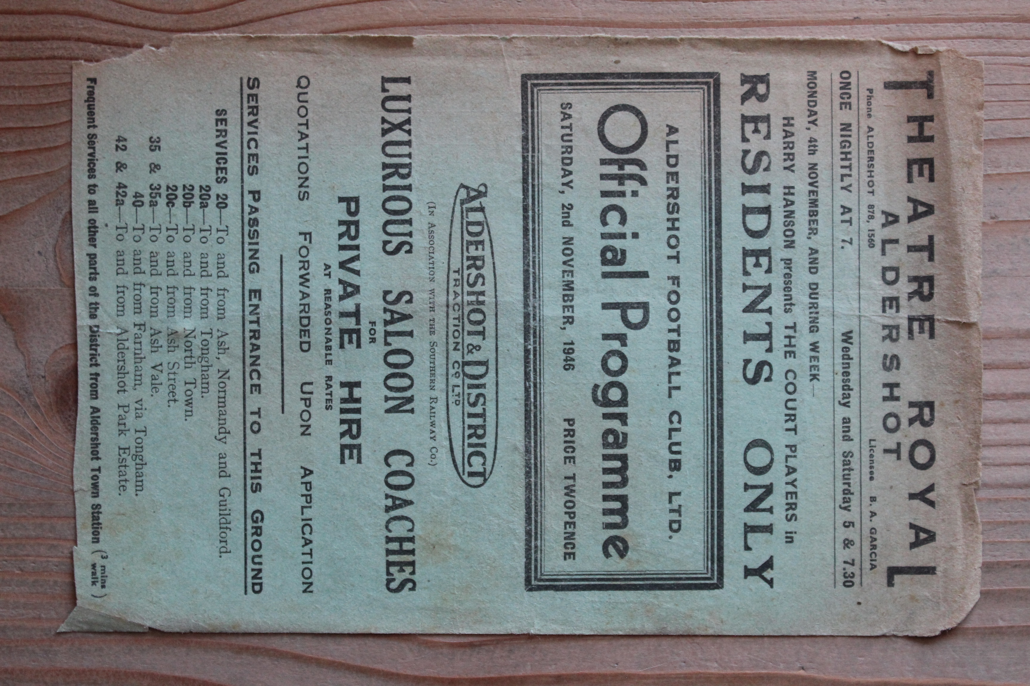 Aldershot F.C v Ipswich Town FC