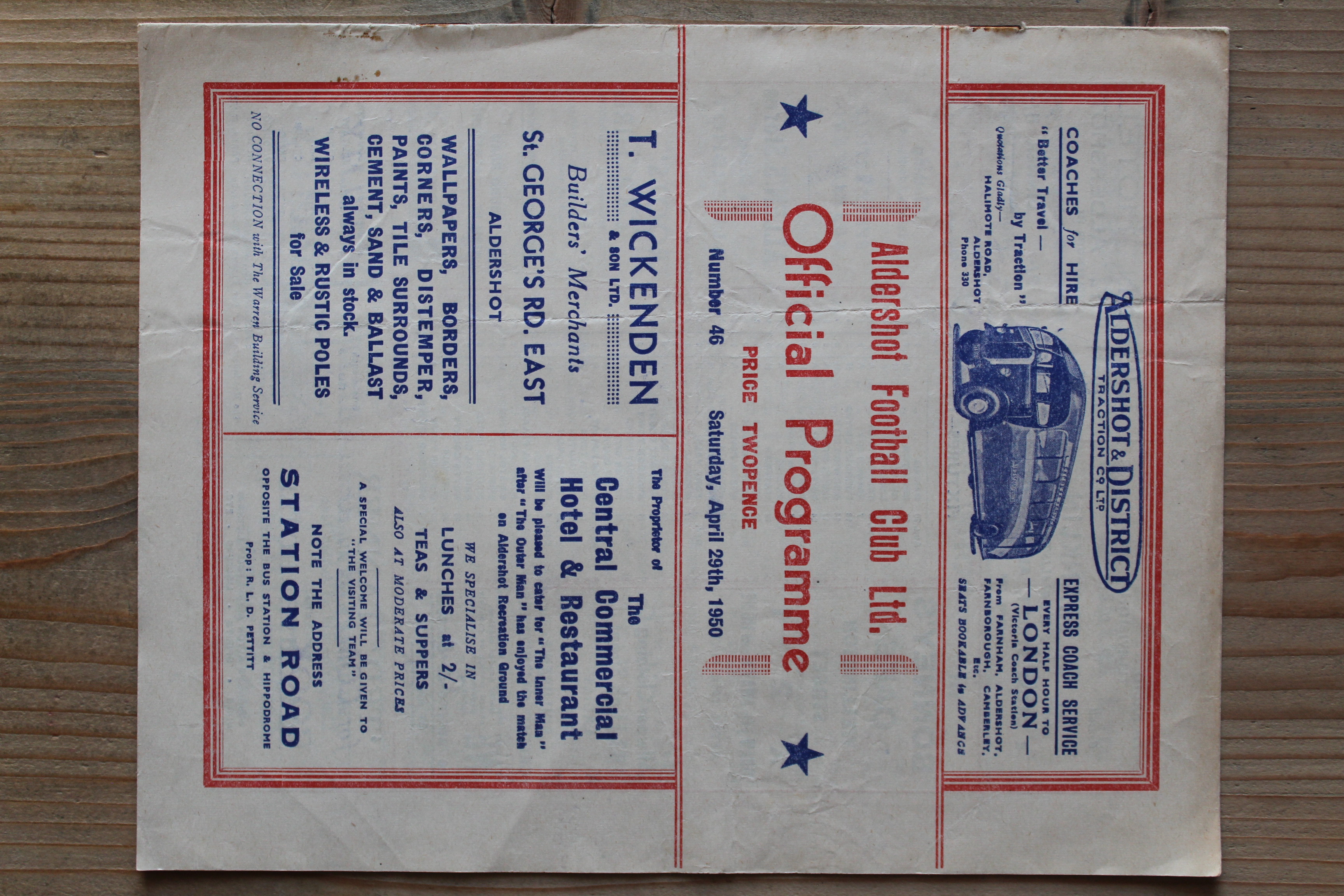 Aldershot F.C v Ipswich Town FC