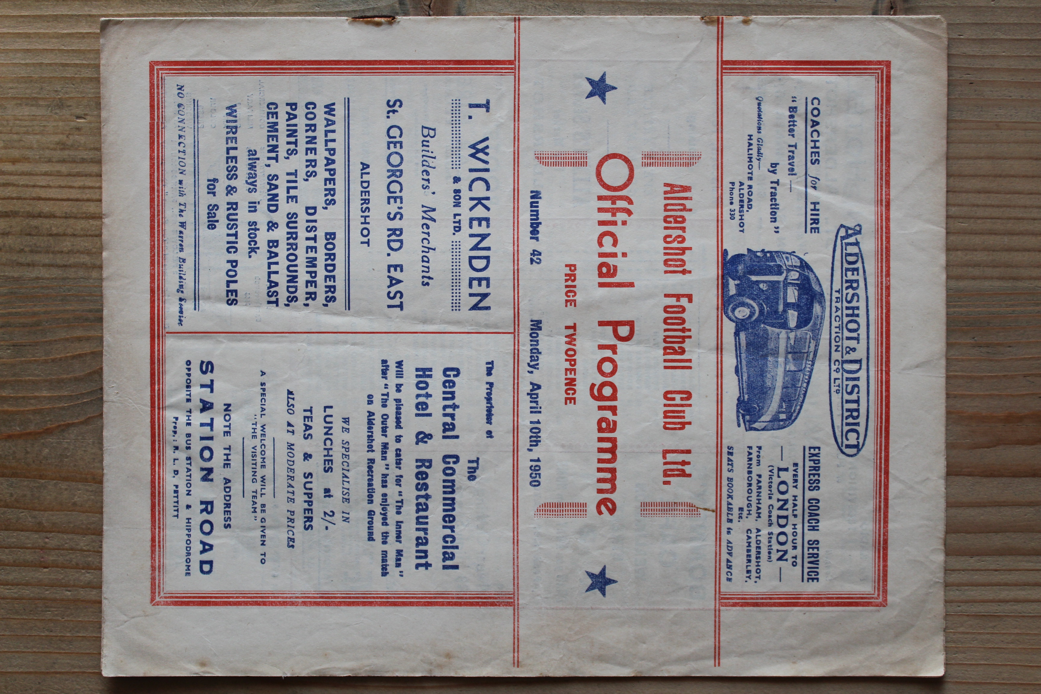 Aldershot F.C v Reading FC