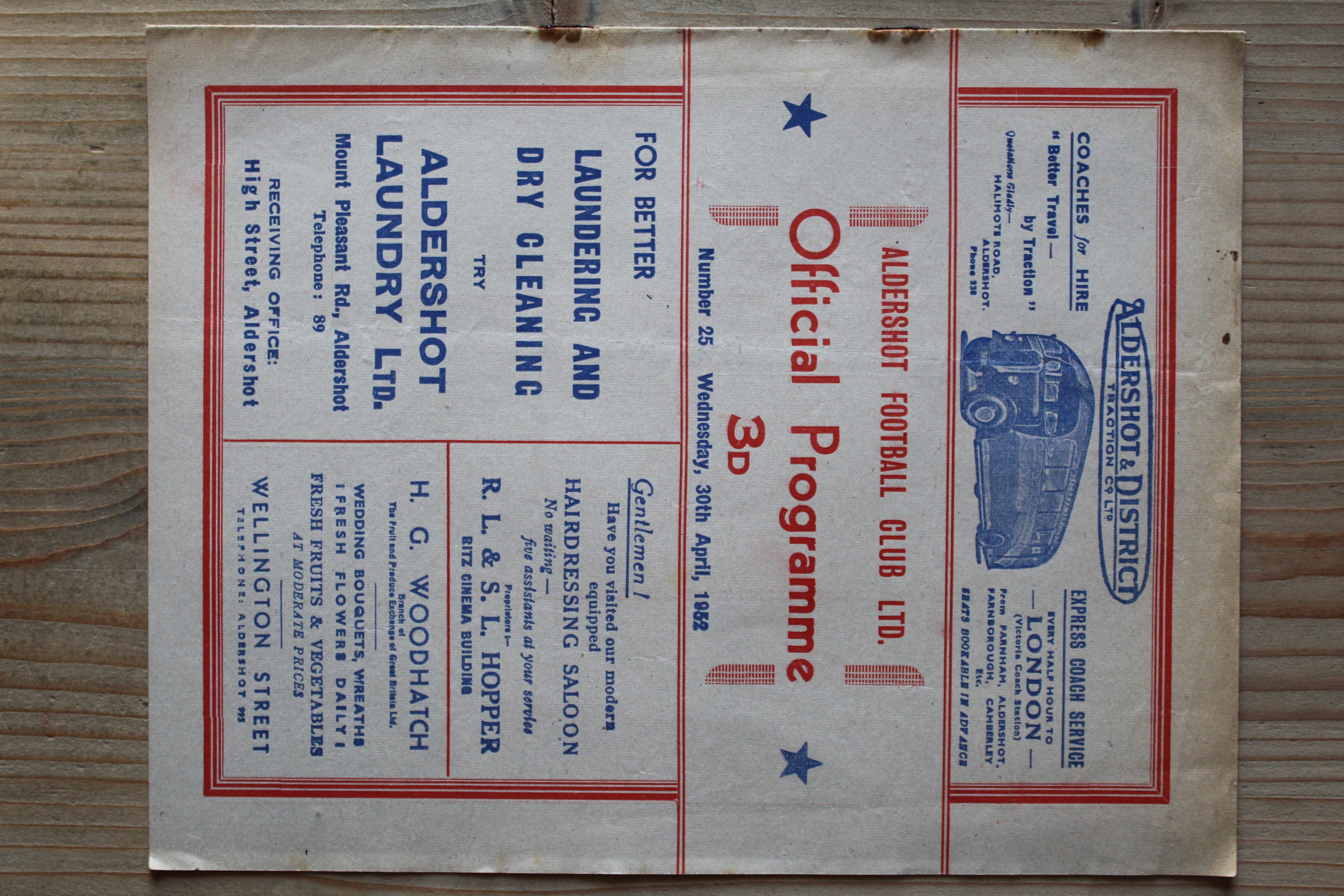 Aldershot F.C v Crystal Palace FC