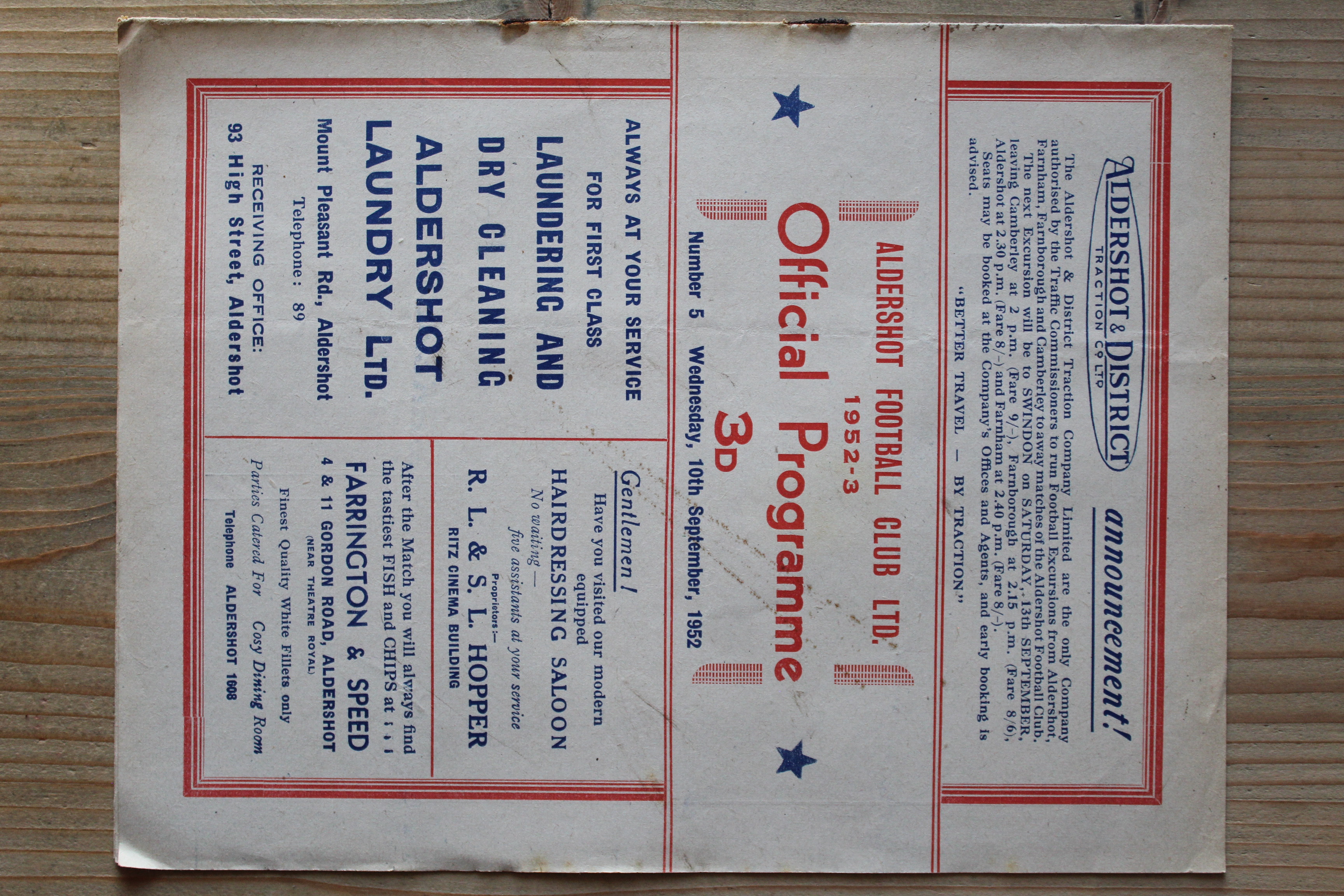 Aldershot F.C v Millwall FC