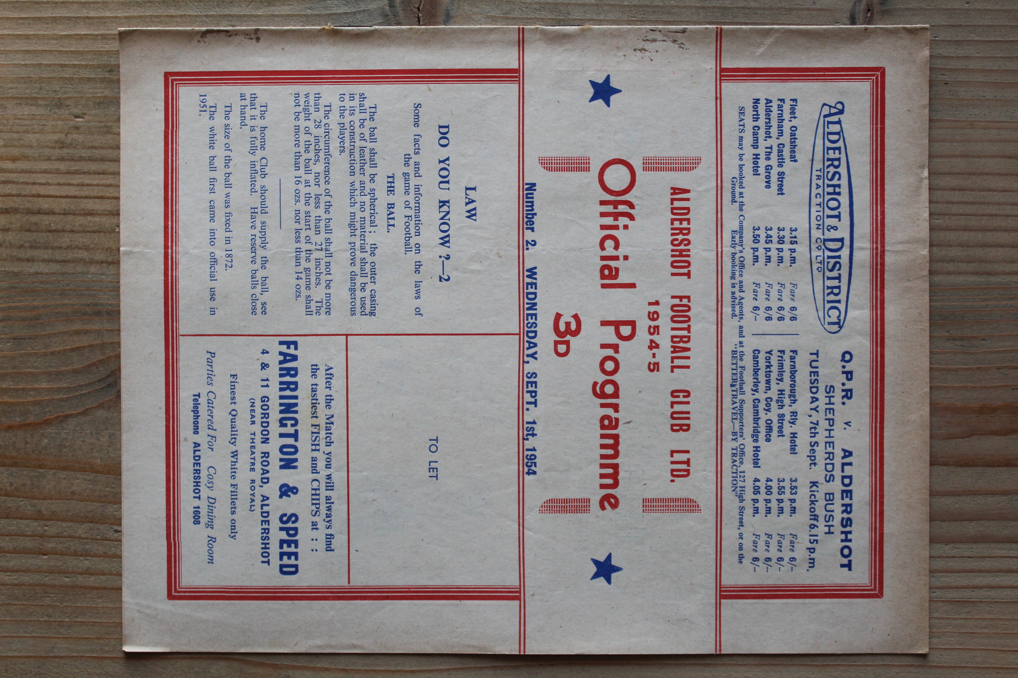 Aldershot F.C v Bournemouth & Boscombe