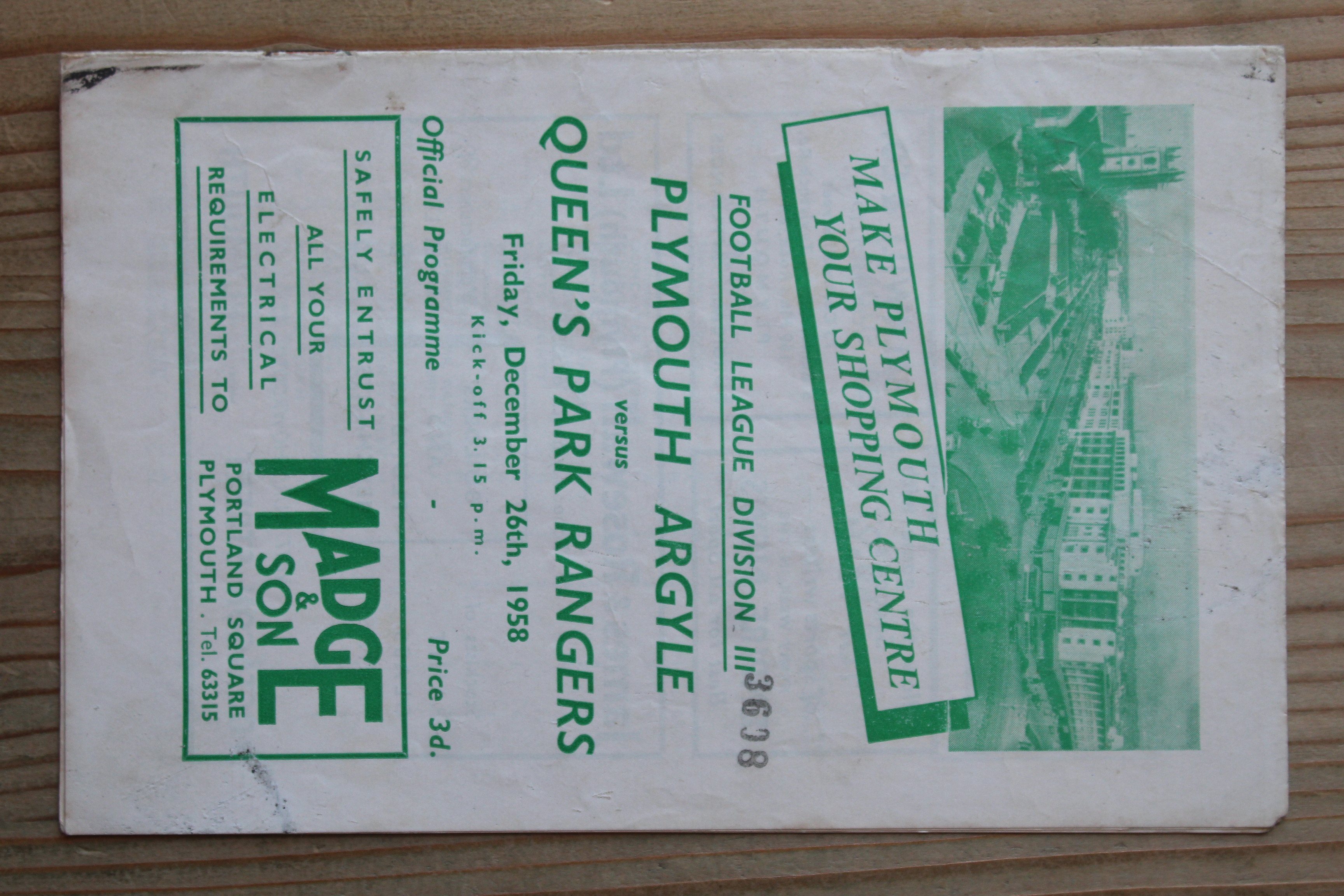 Plymouth Argyle FC v Queens Park Rangers FC