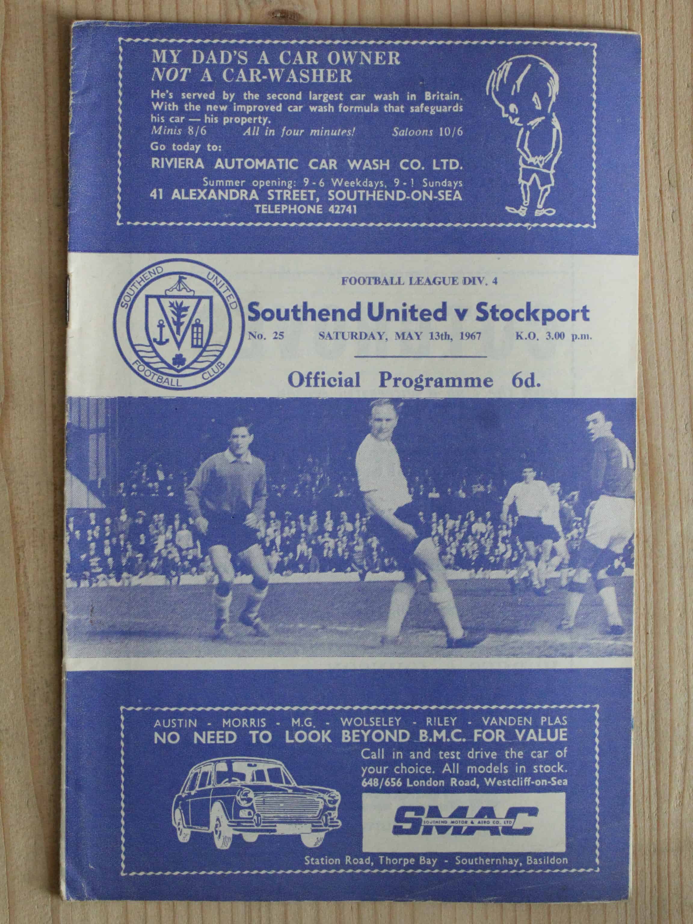 Southend United FC v Stockport County FC