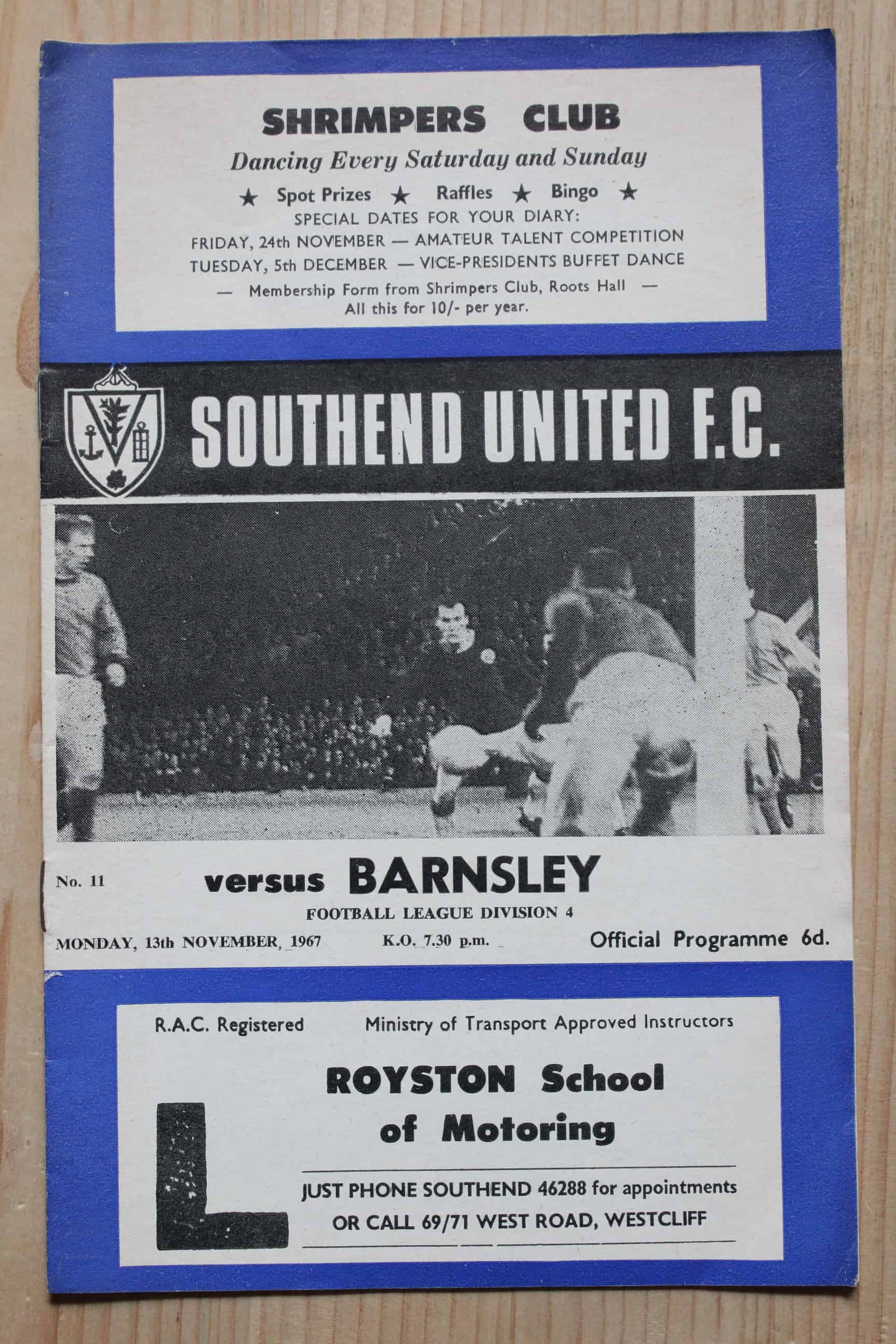 Southend United FC v Barnsley FC