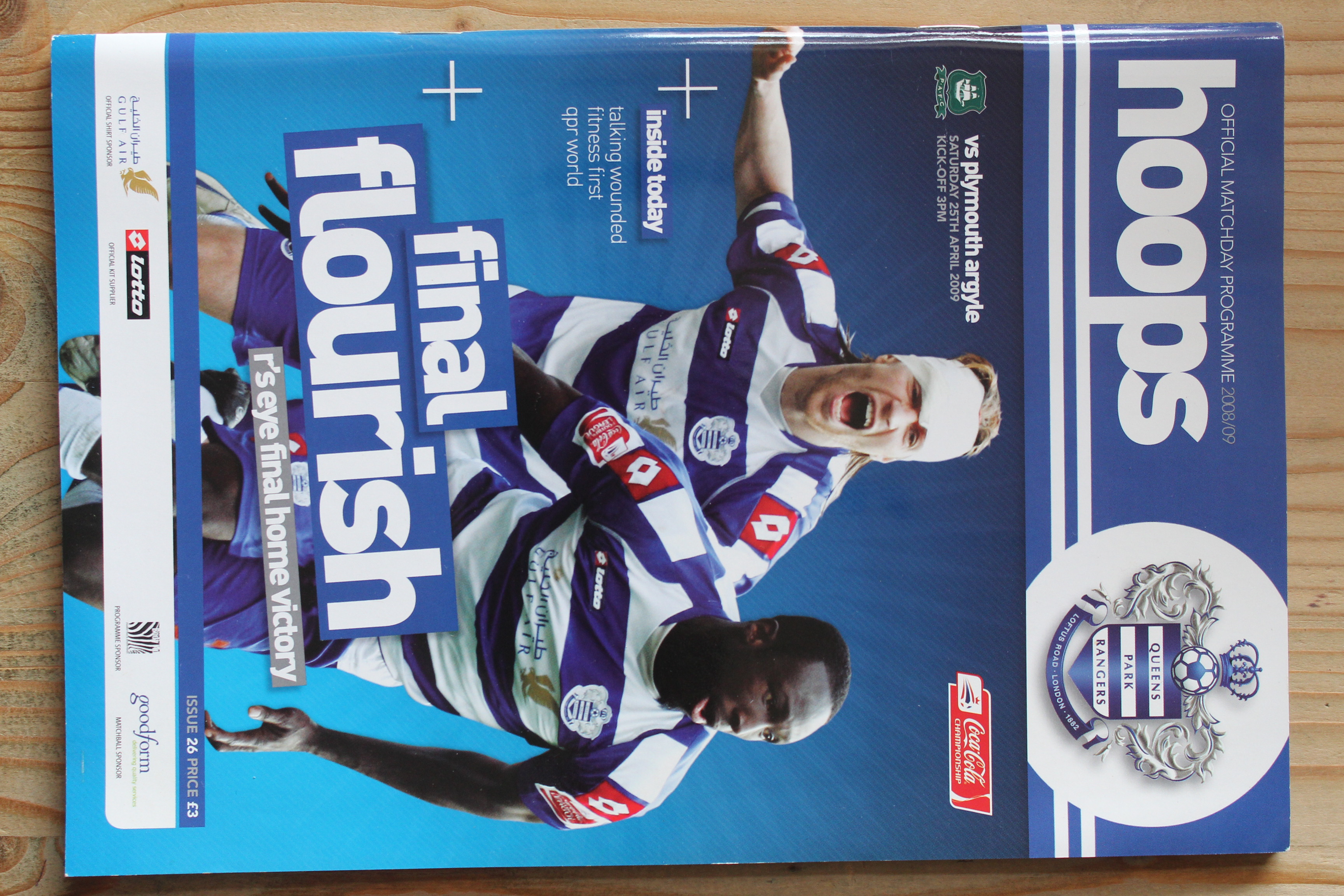 Queens Park Rangers FC v Plymouth Argyle FC
