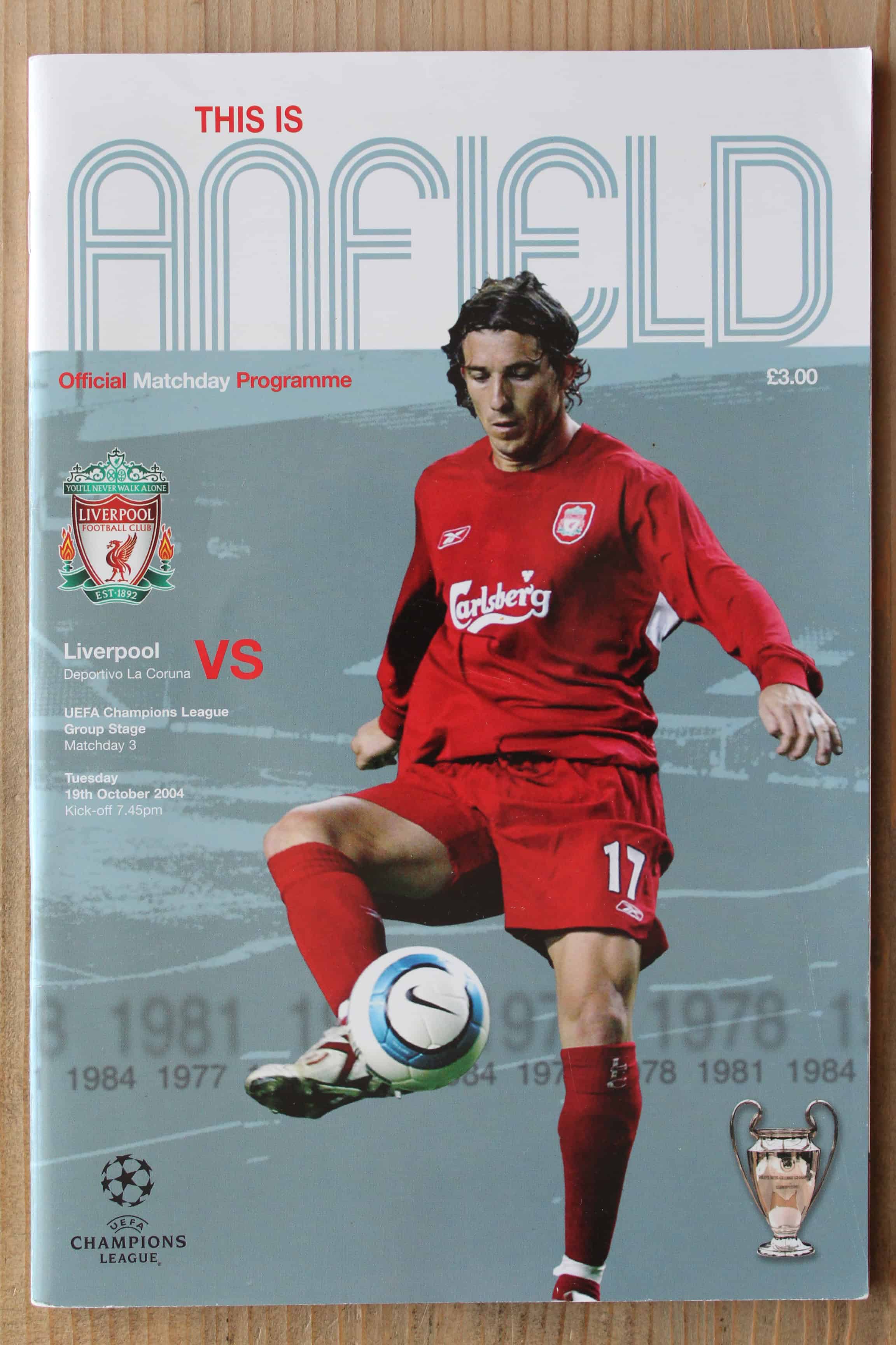 Liverpool FC v Deportiva La Coruna