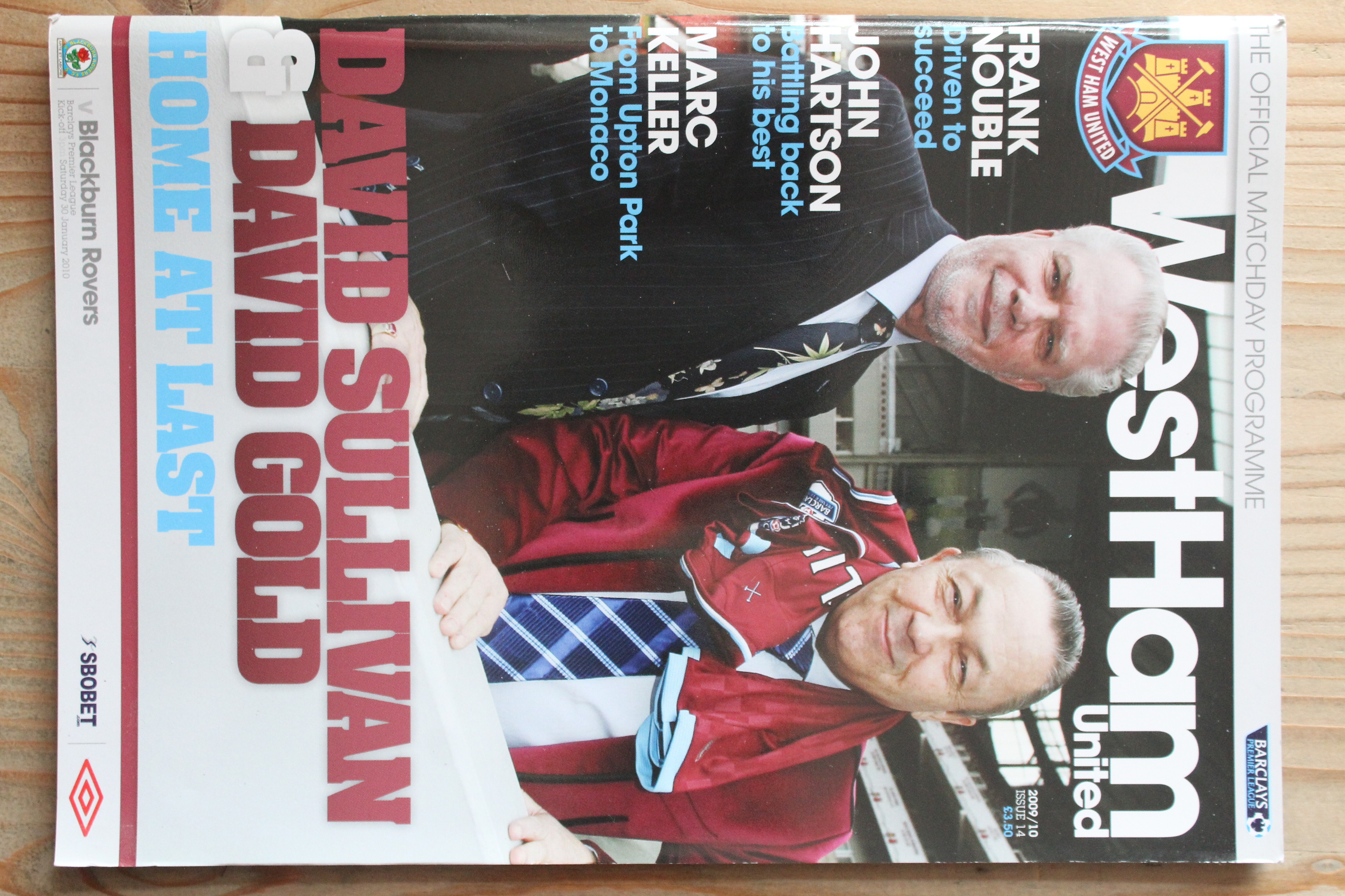 West Ham United FC v Blackburn Rovers FC