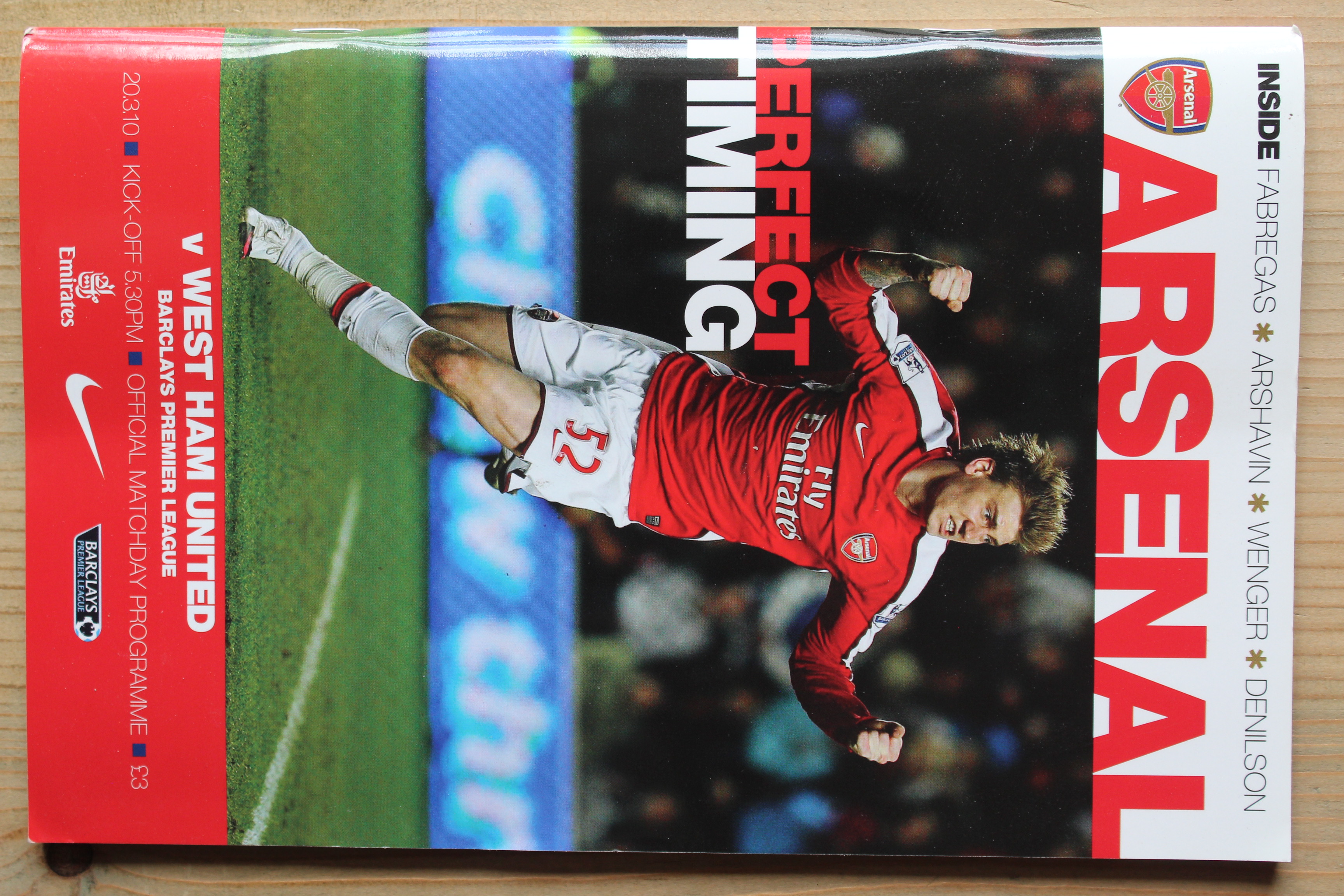 Arsenal FC v West Ham United FC