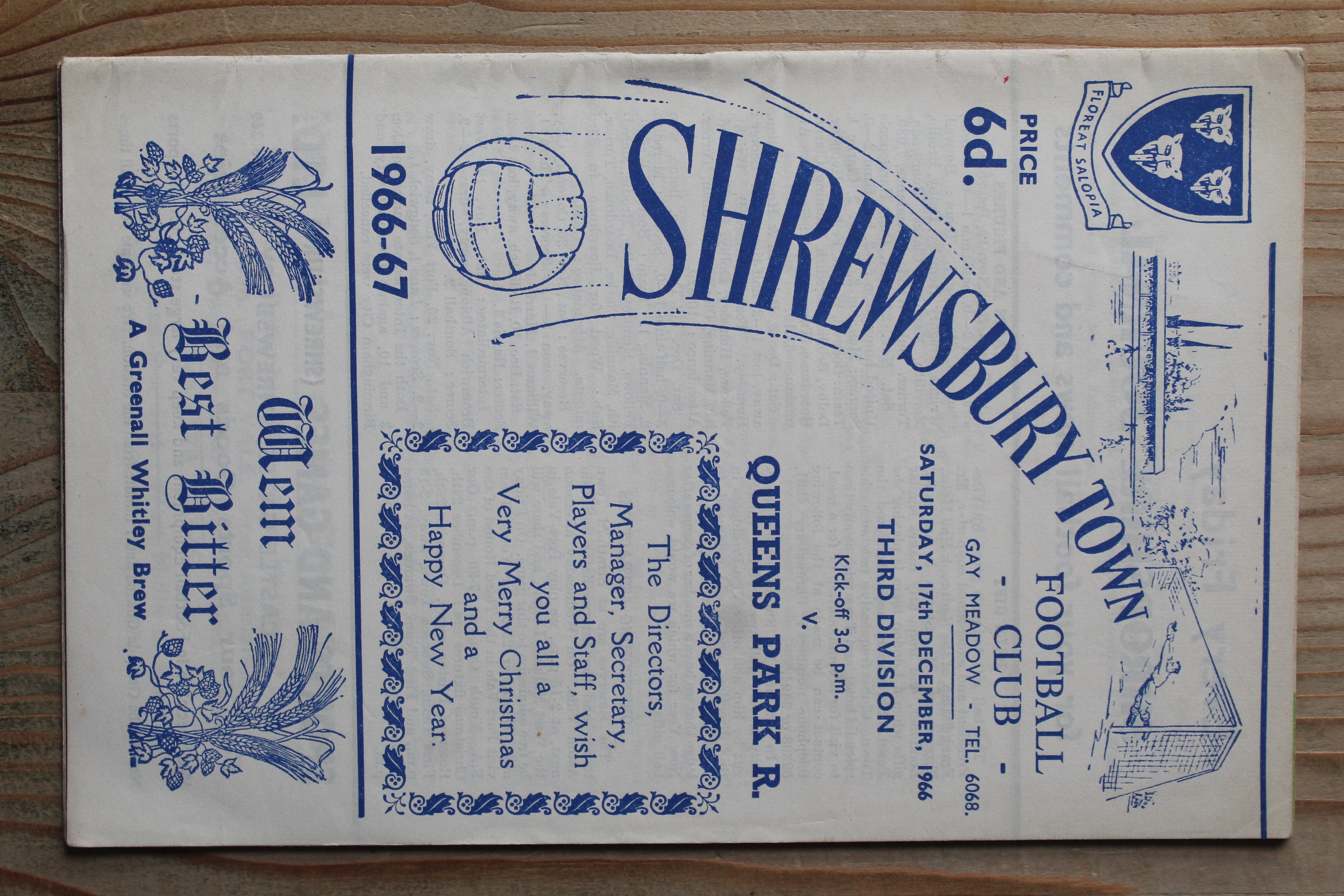 Shrewsbury Town FC v Queens Park Rangers FC
