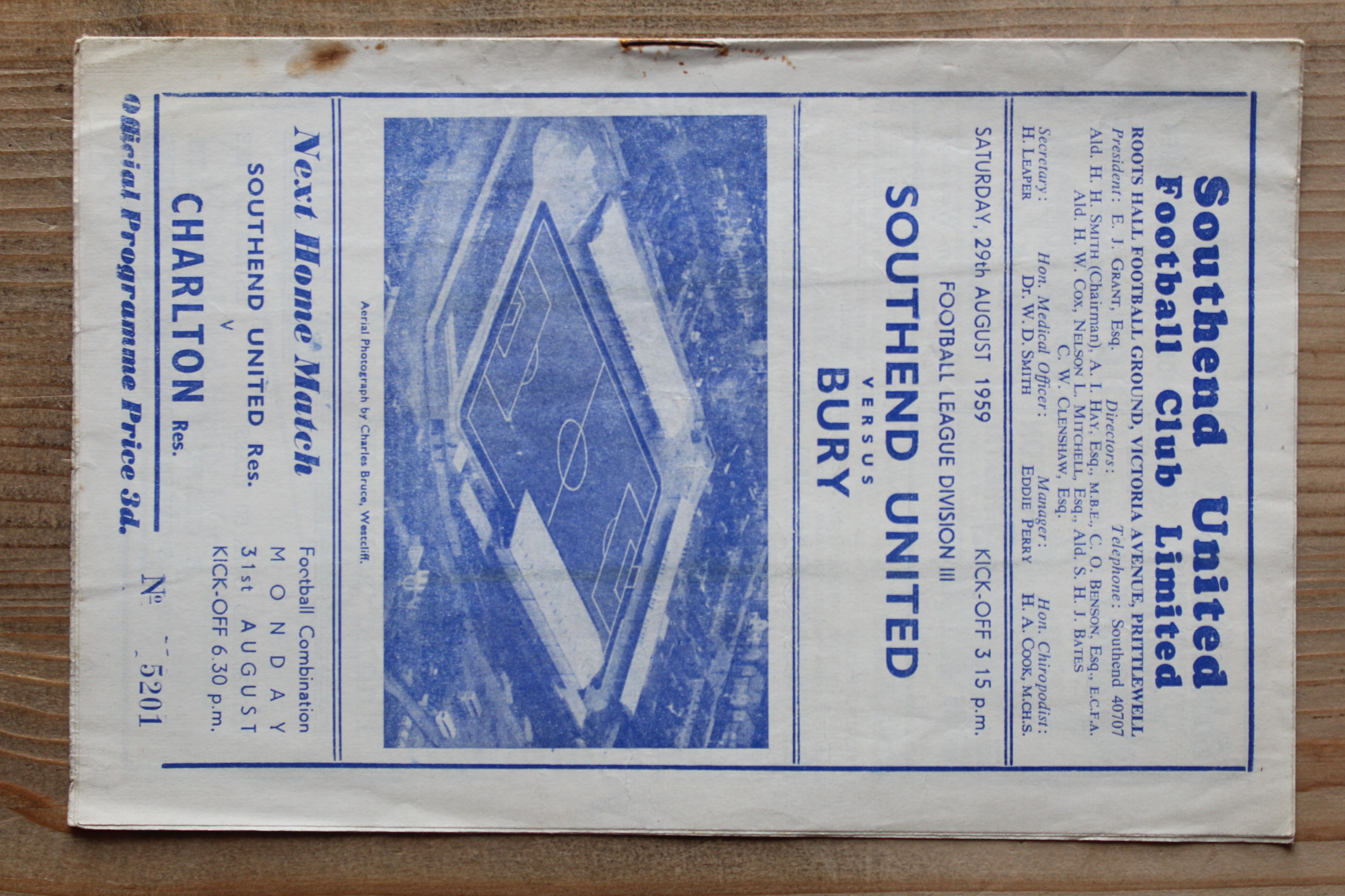 Southend United FC v Mansfield Town FC