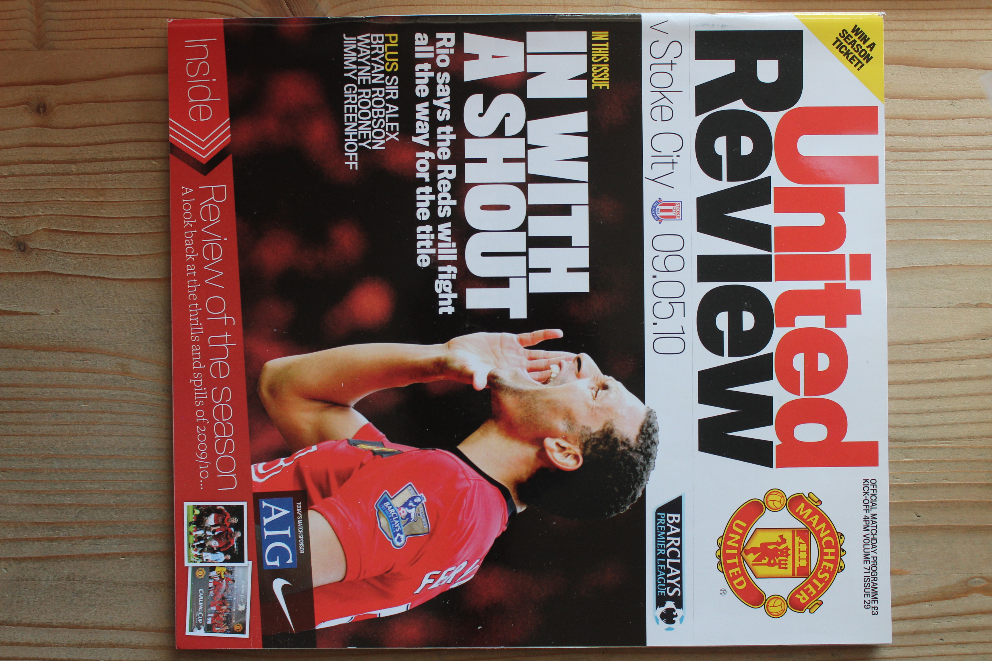 Manchester United FC v Stoke City FC