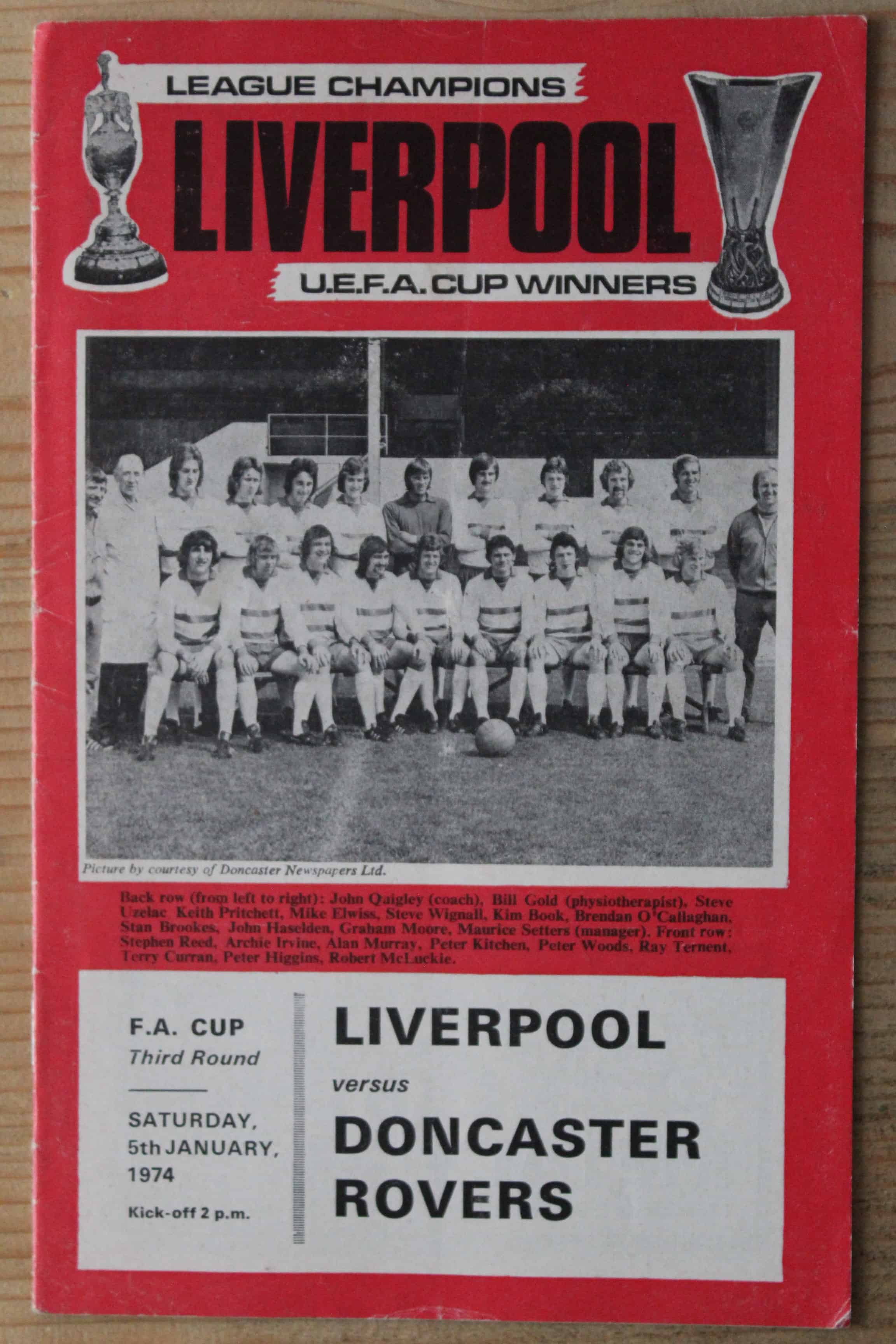 Liverpool FC v Doncaster Rovers FC