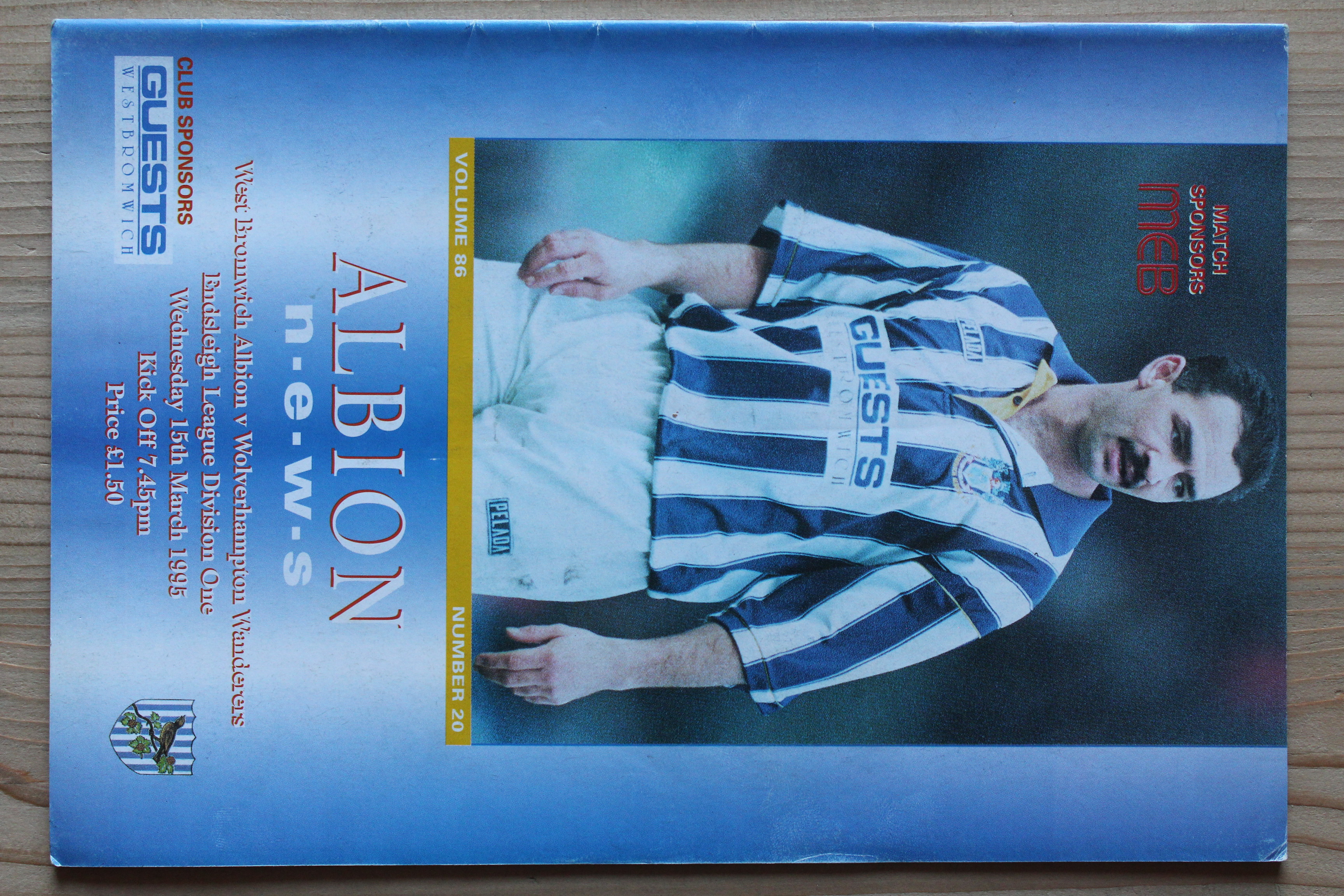 West Bromwich Albion FC  v Wolverhampton Wanderers FC