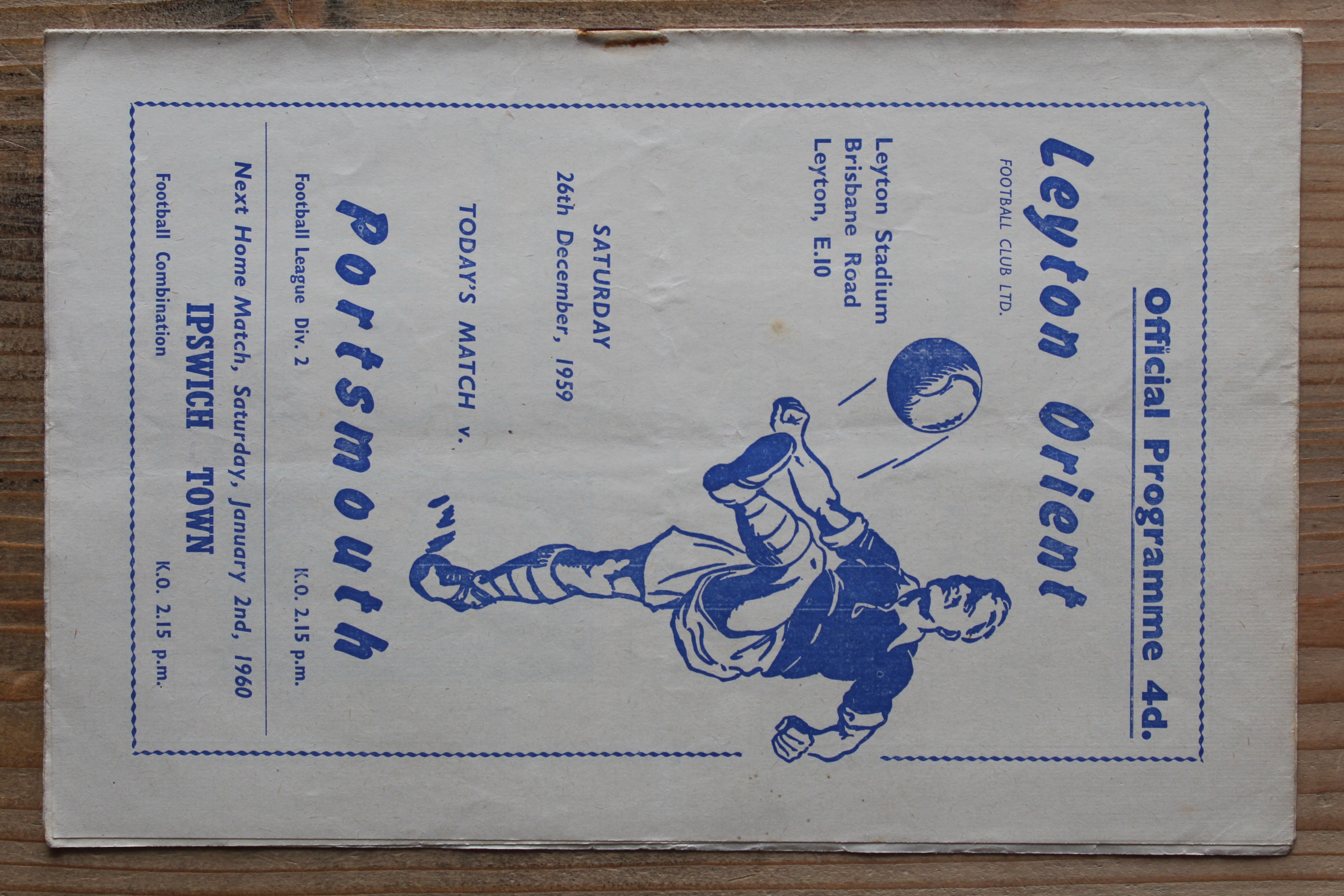 Leyton Orient FC v Huddersfield Town FC