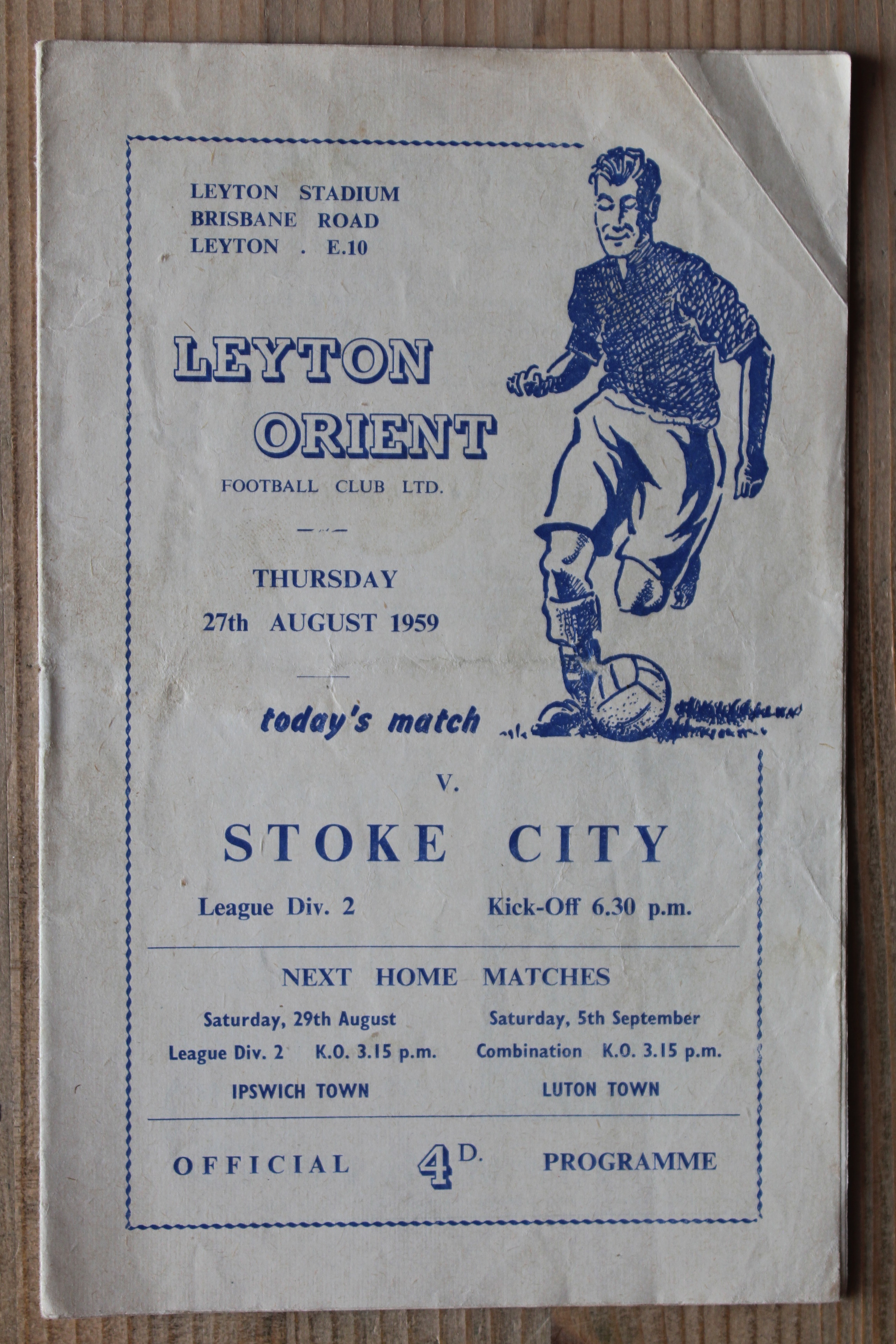 Leyton Orient FC v Stoke City FC