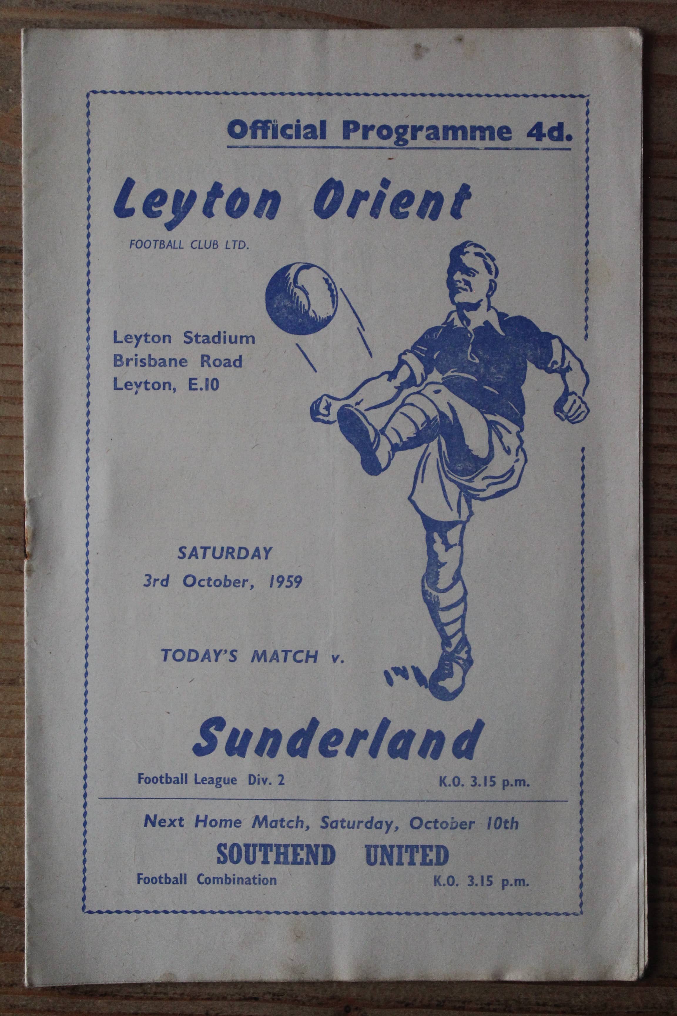 Leyton Orient FC v Sunderland FC