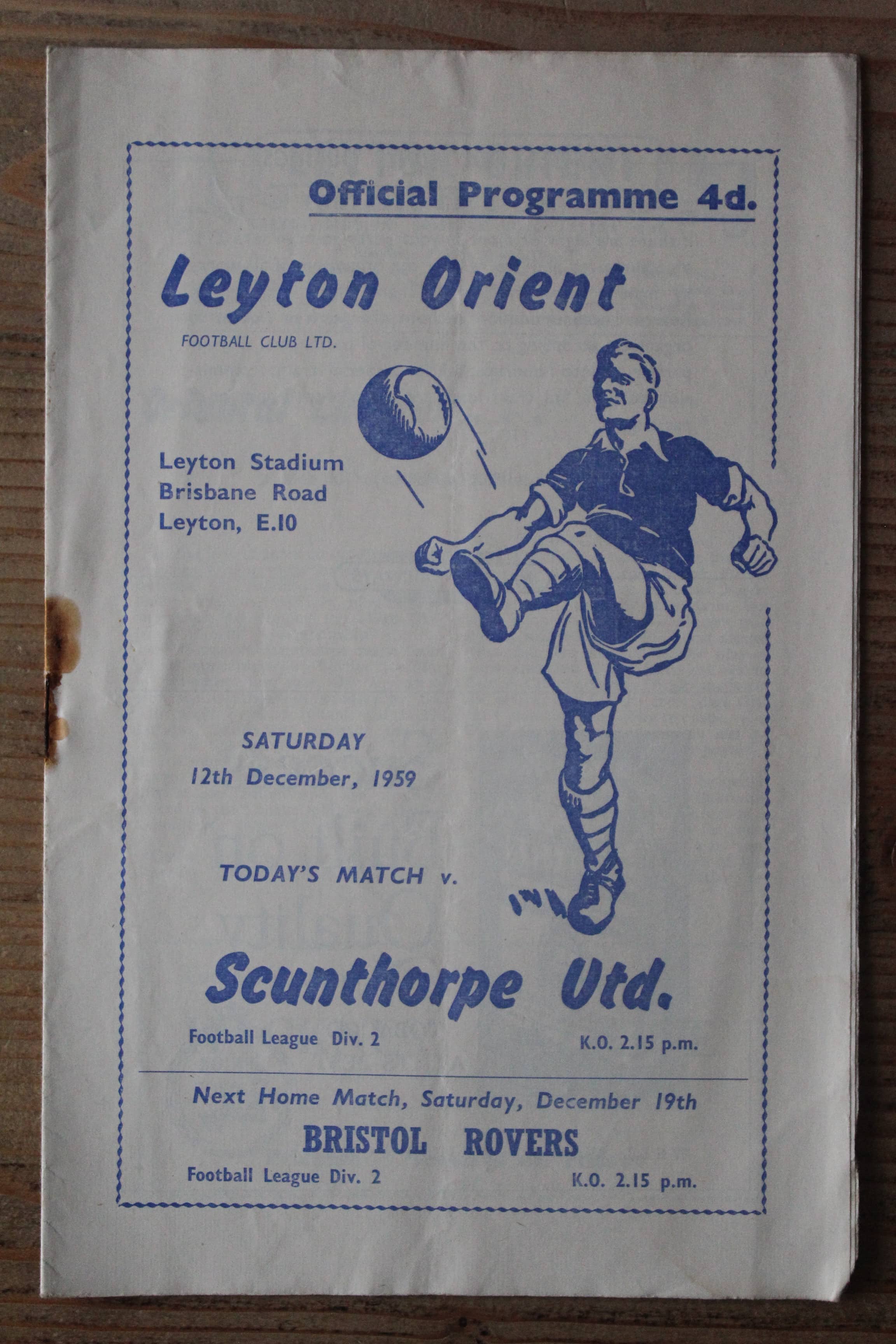 Leyton Orient FC v Scunthorpe United FC