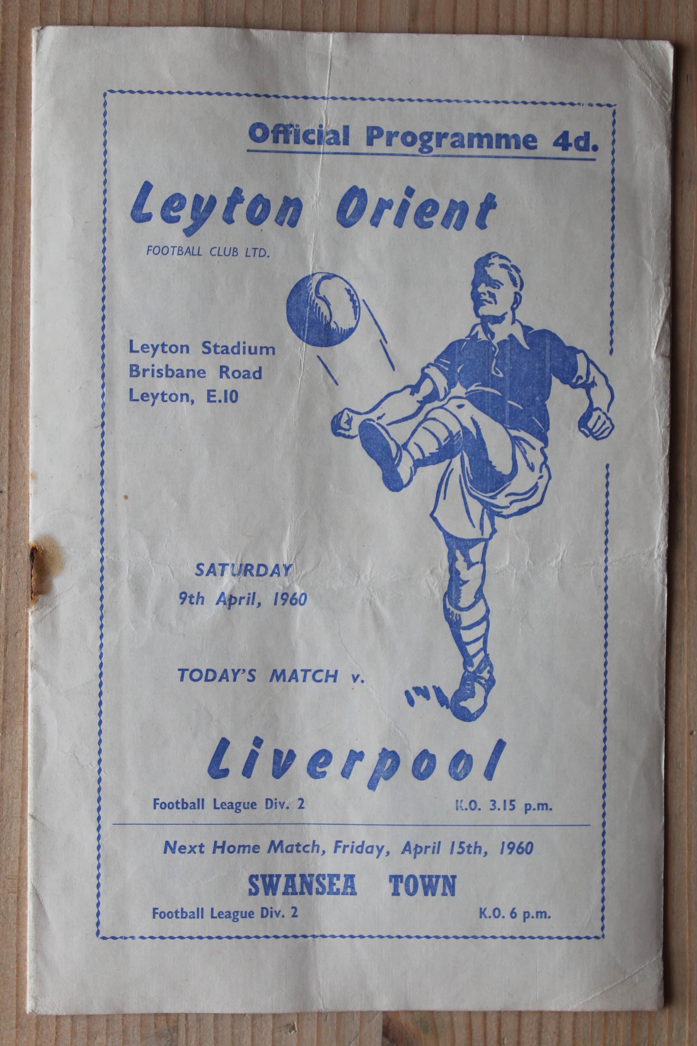 Leyton Orient FC v Liverpool FC