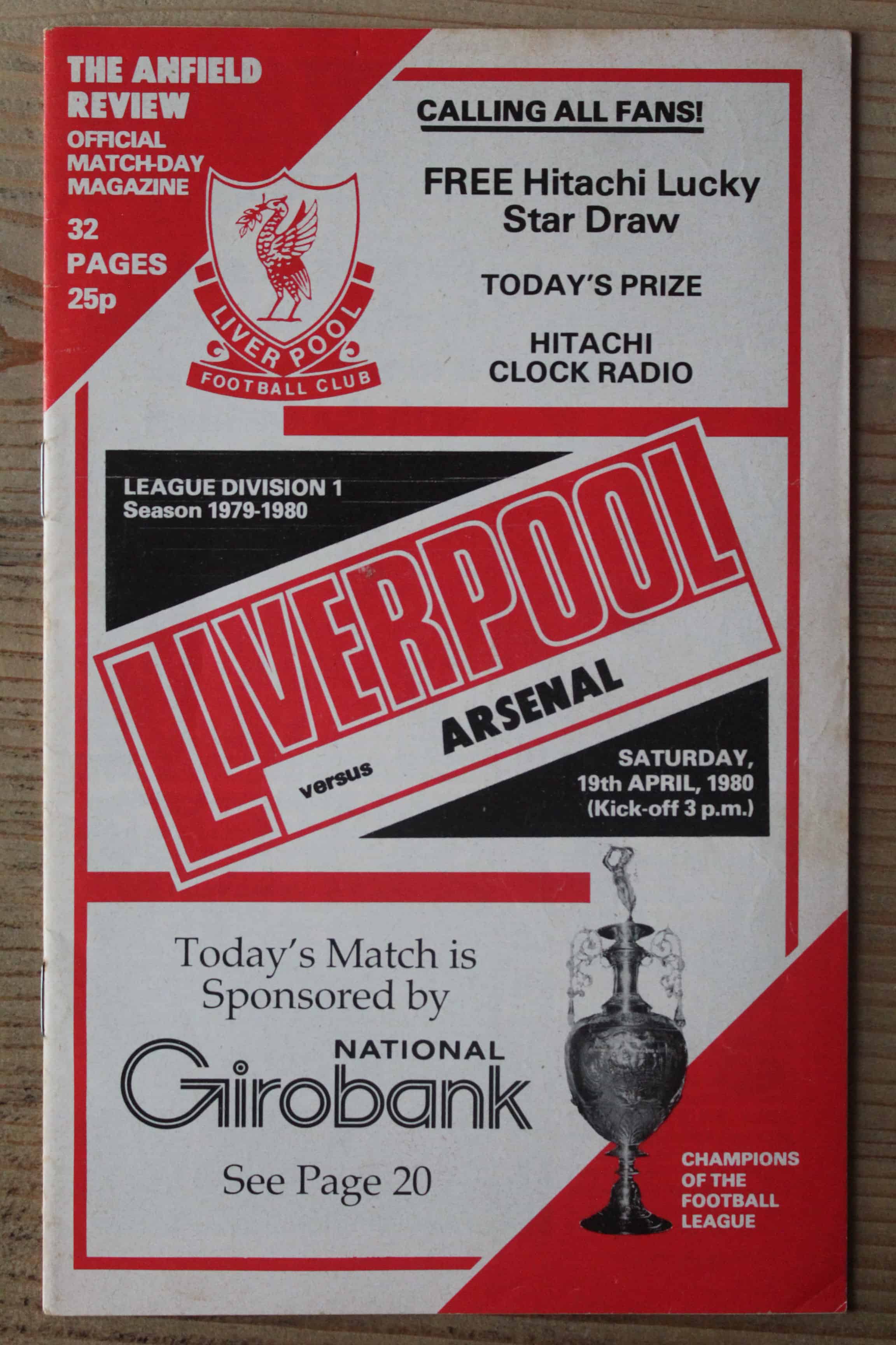 Liverpool FC v Arsenal FC