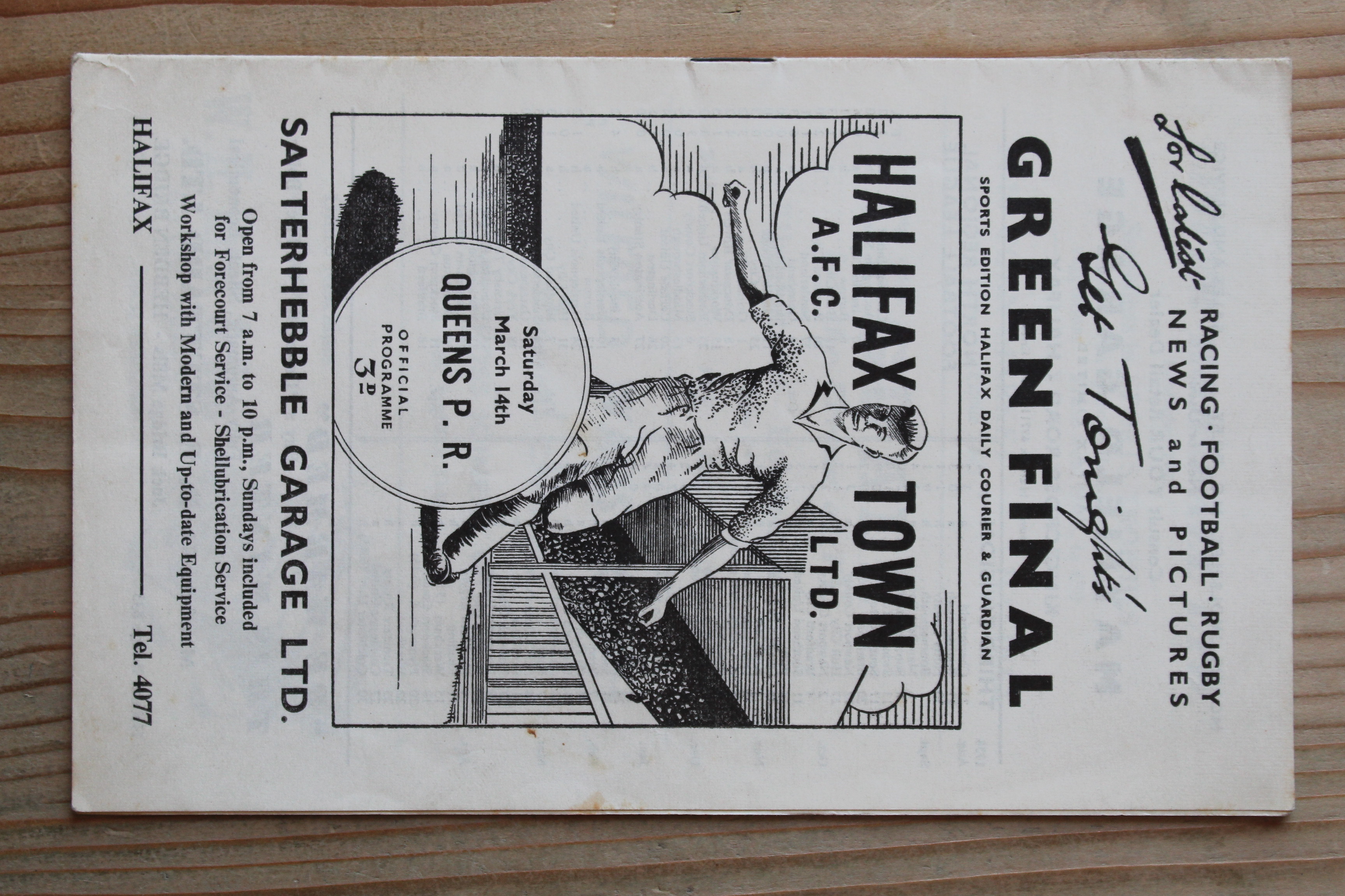Halifax Town A.F.C v Queens Park Rangers FC