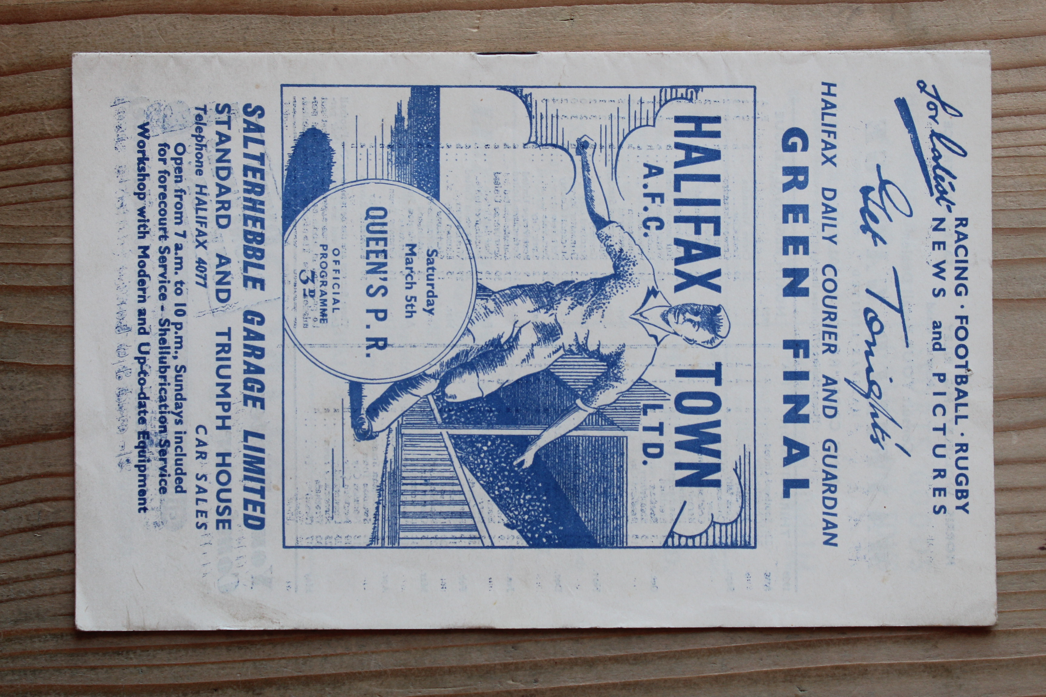 Halifax Town A.F.C v Queens Park Rangers FC
