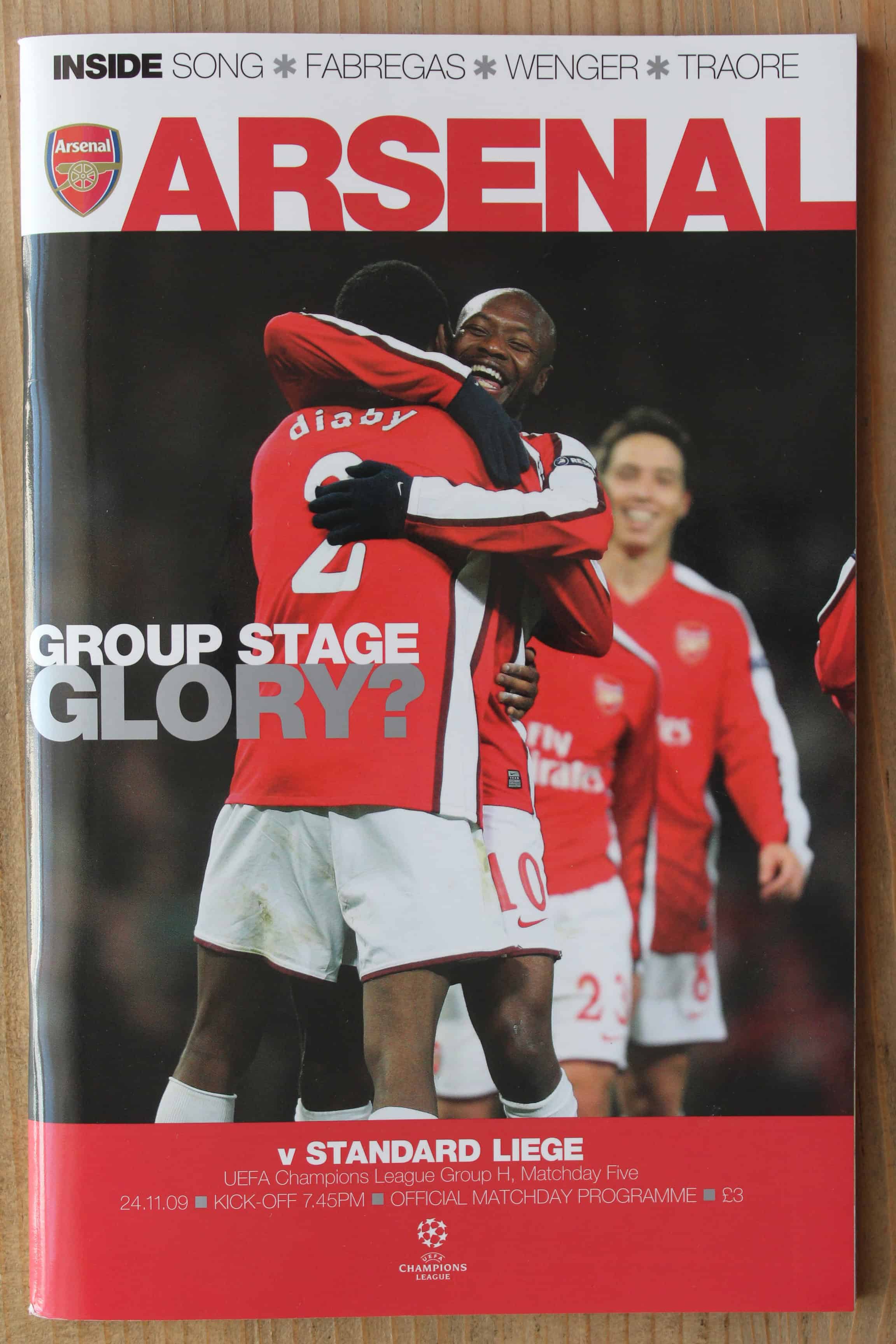 Arsenal FC v Standard Liege