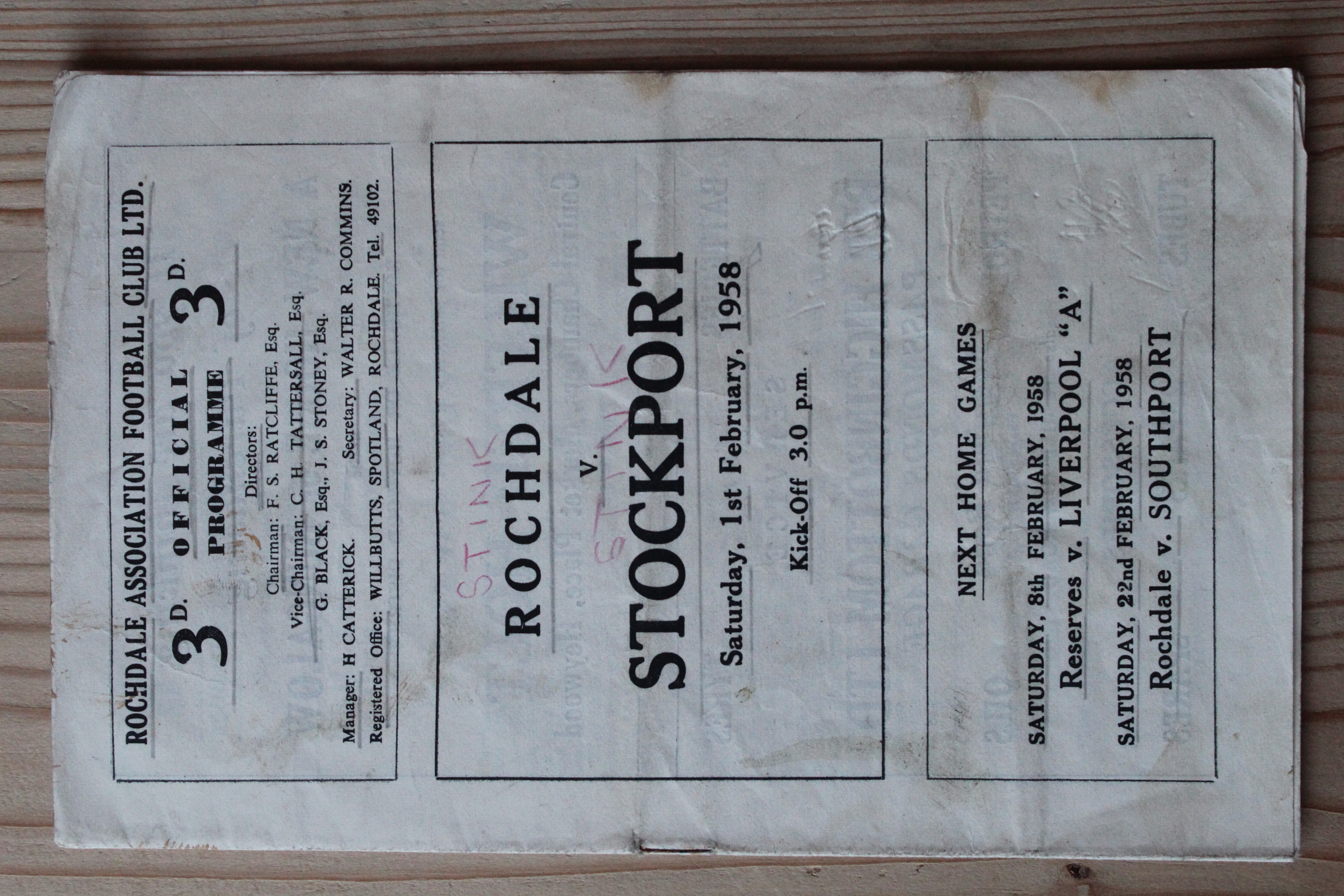 Rochdale FC v Stockport County FC