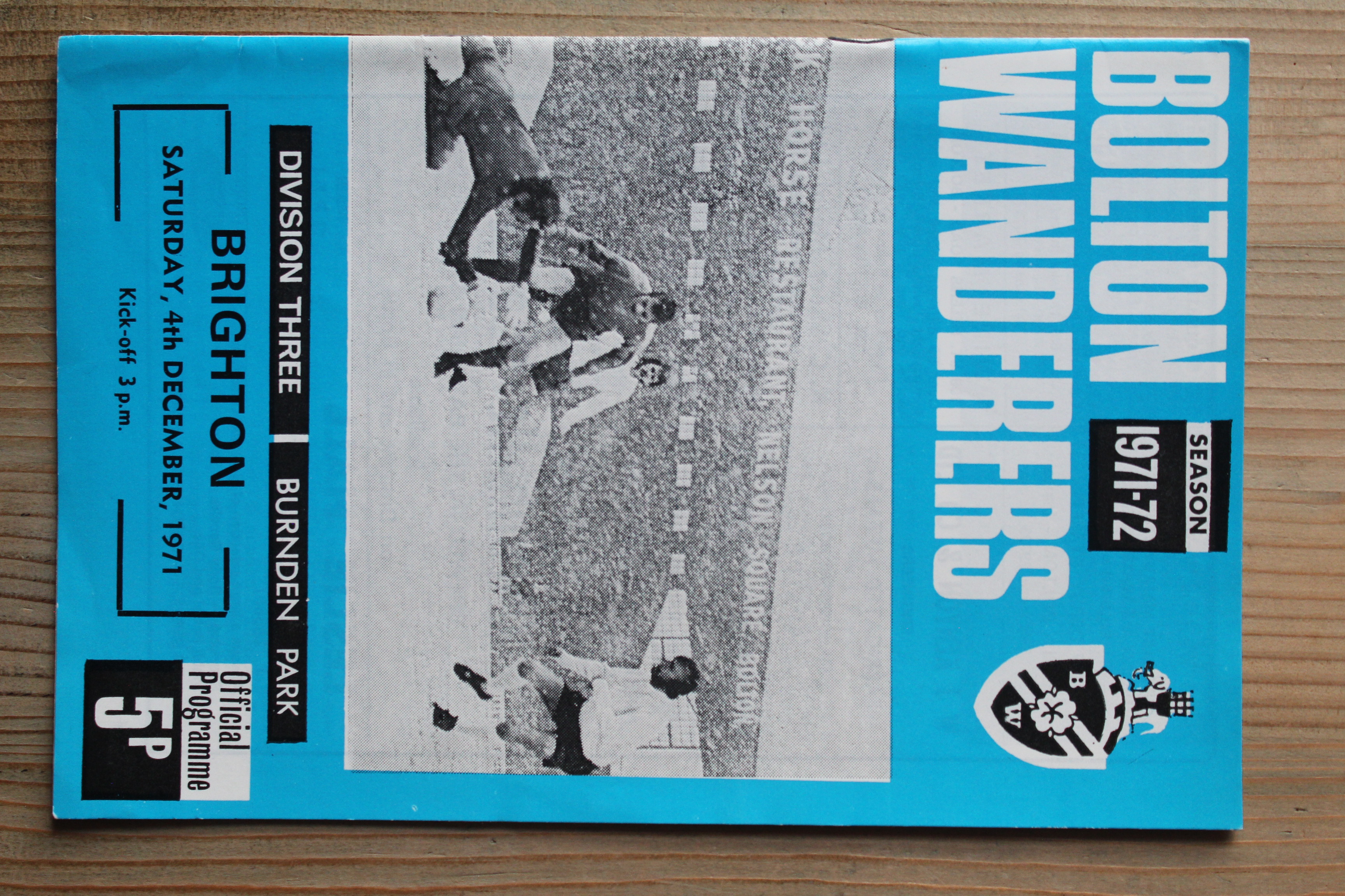 Bolton Wanderers FC v Brighton & Hove Albion FC