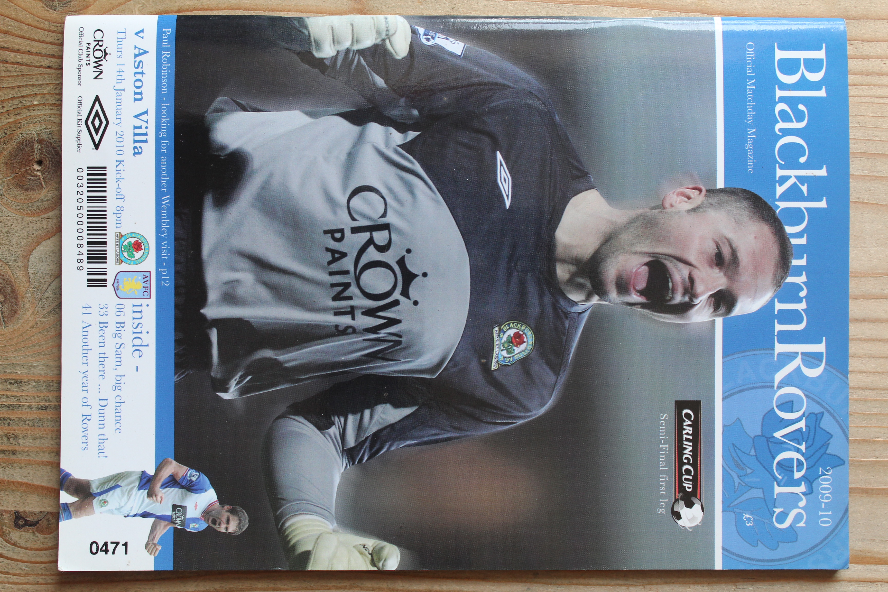 Blackburn Rovers FC v Aston Villa FC