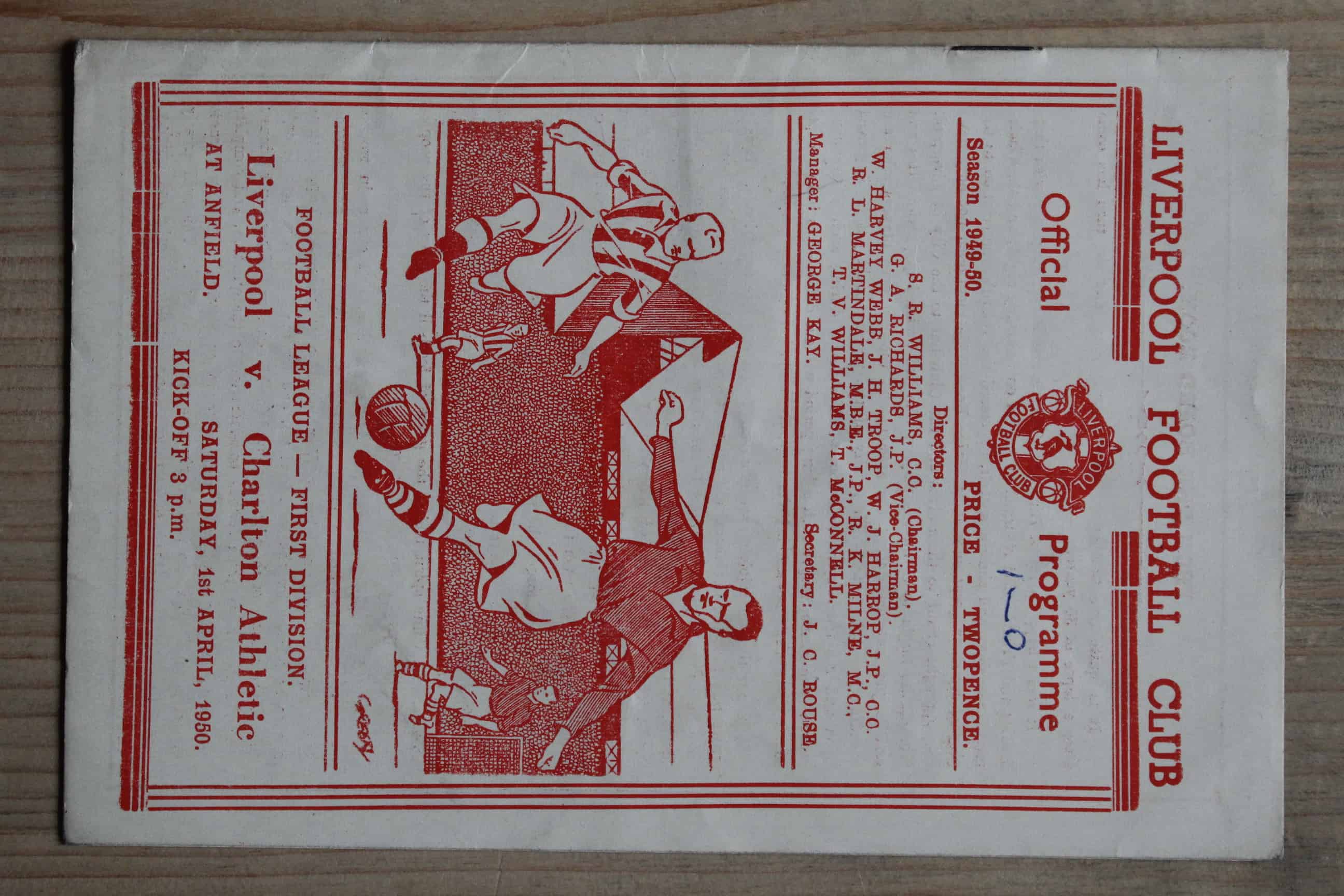 Liverpool Football Programmes for Sale | Match Day Programmes