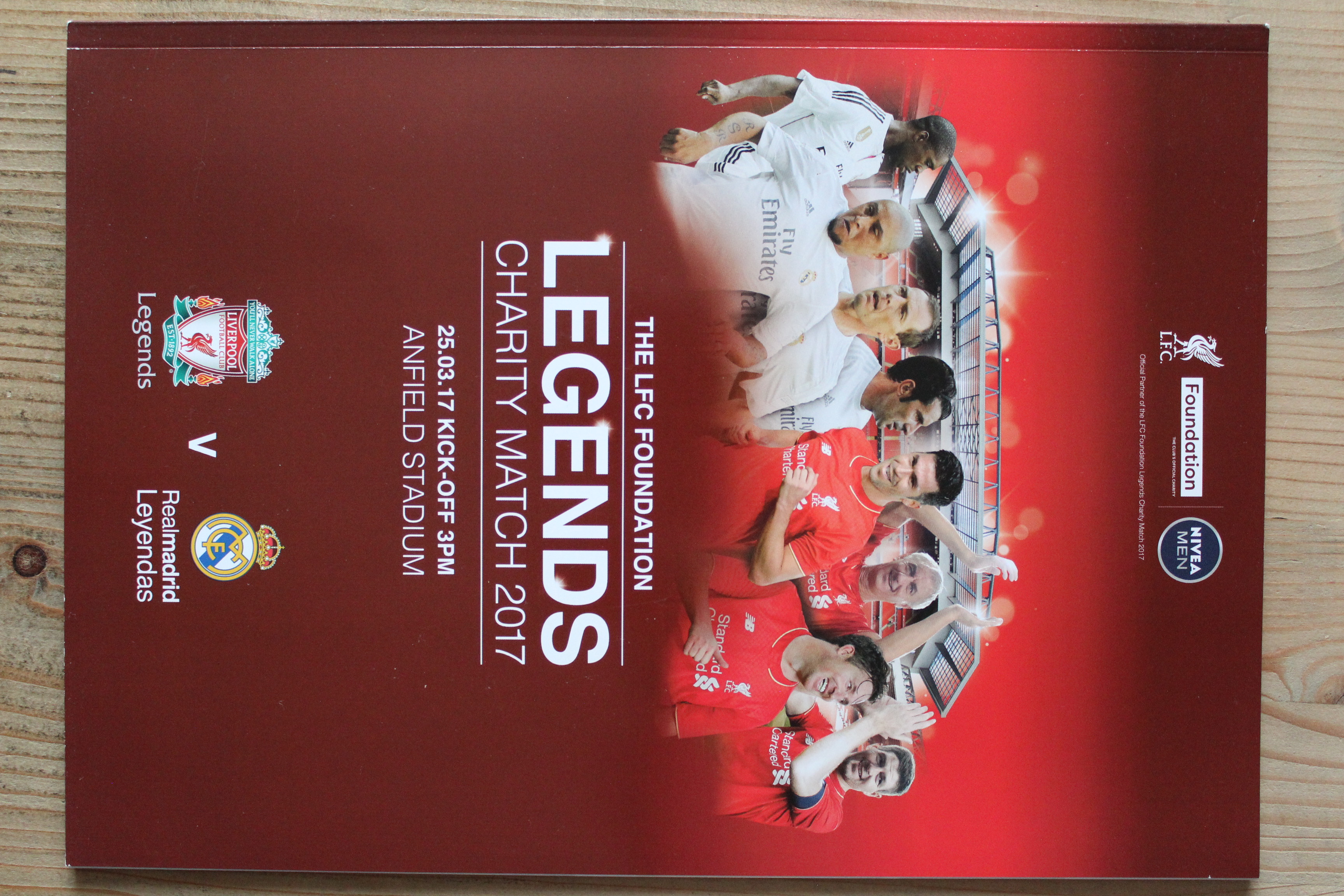 Liverpool (Legends)  v Real Madrid (Legends) 