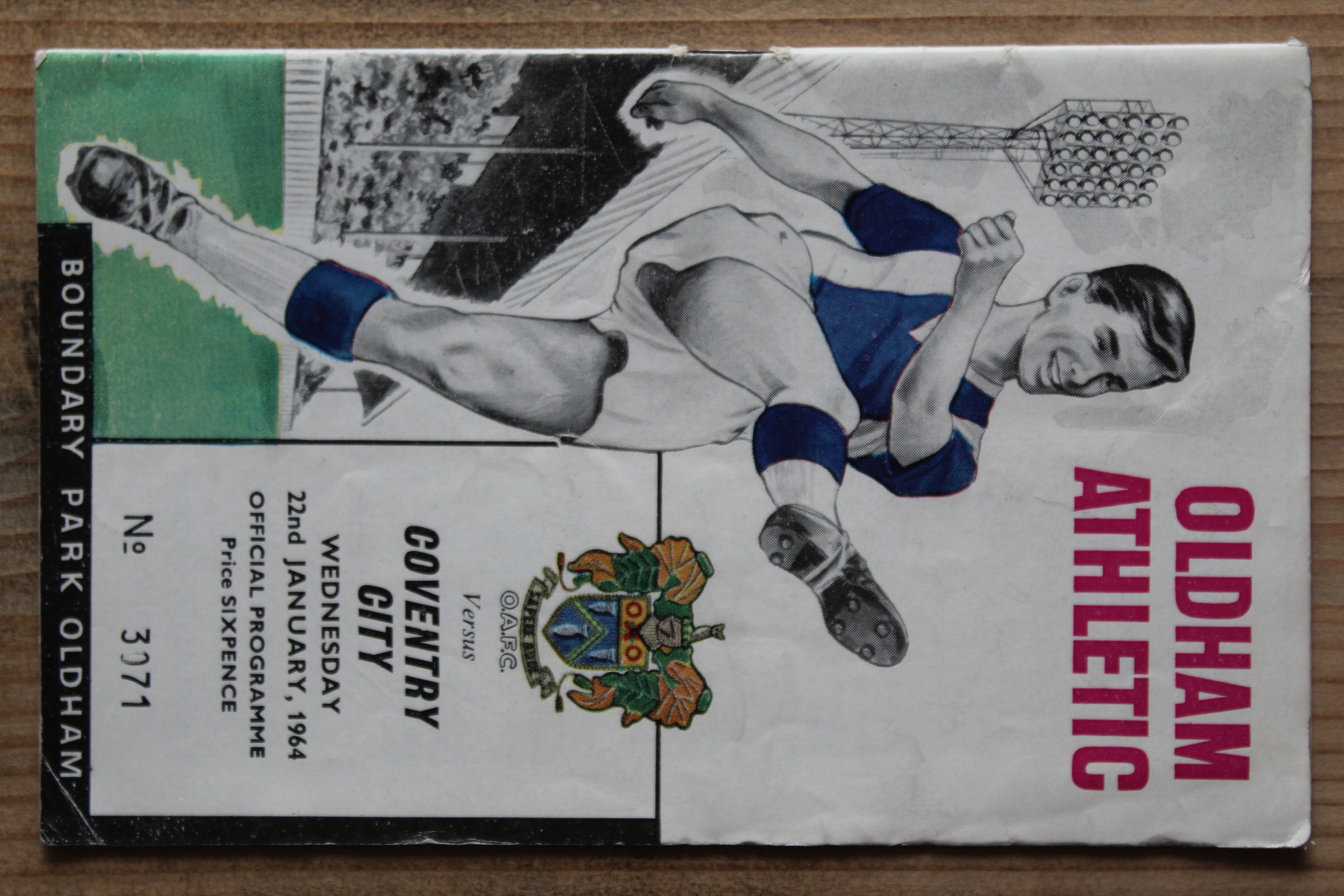 Oldham Athletic FC v Coventry City FC