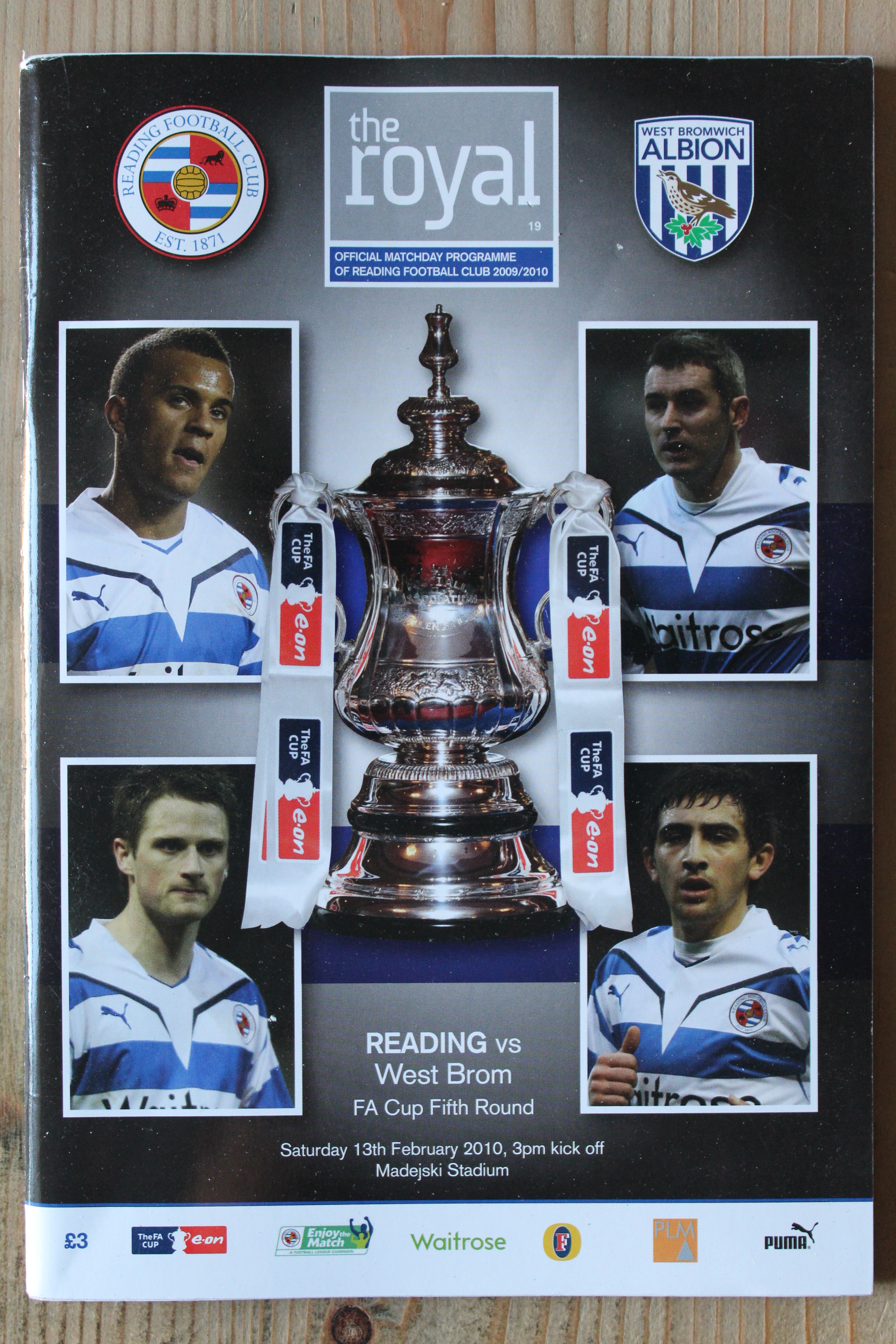 Reading FC v West Bromwich Albion FC 