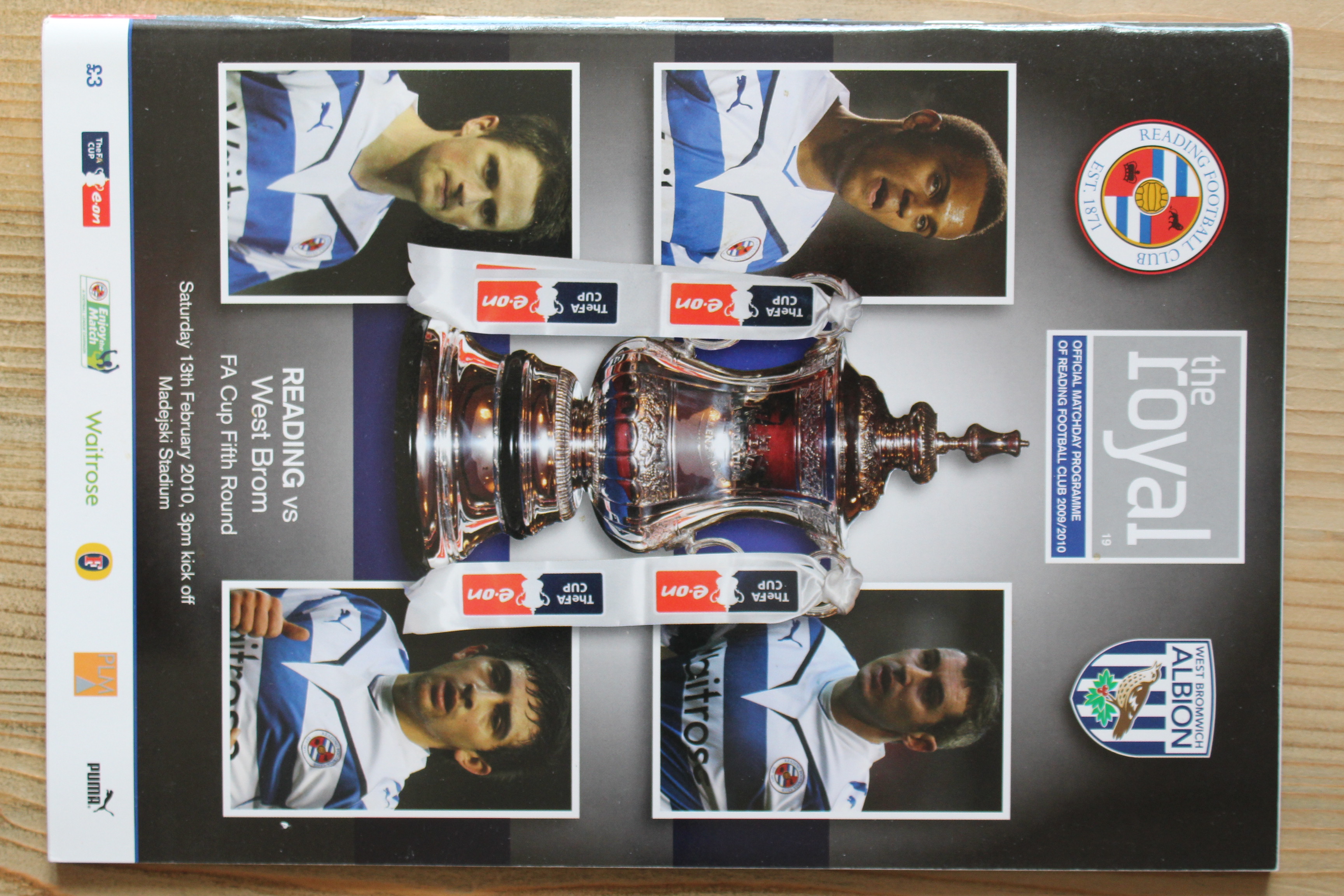Reading FC v West Bromwich Albion FC 