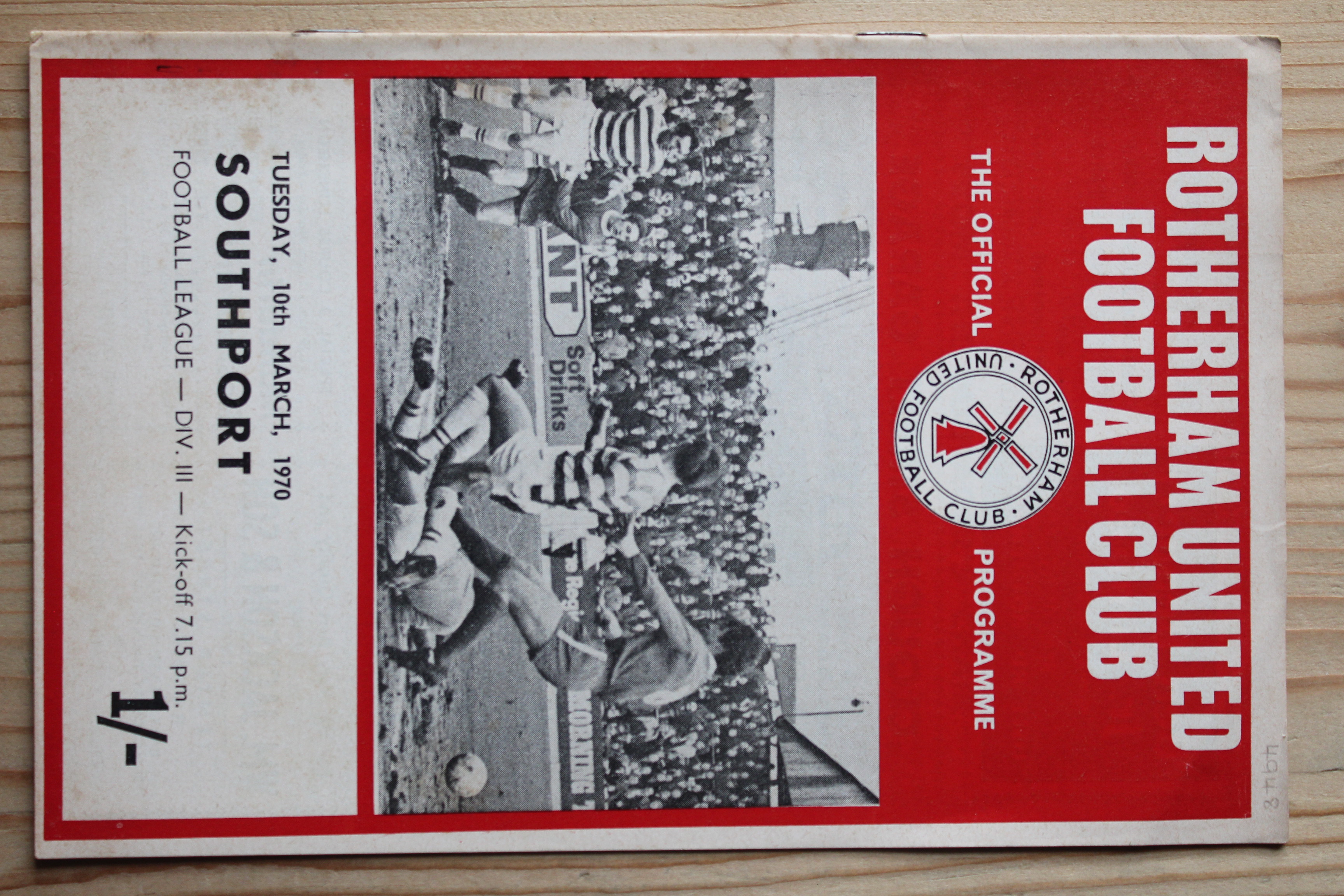 Rotherham United FC v Southport